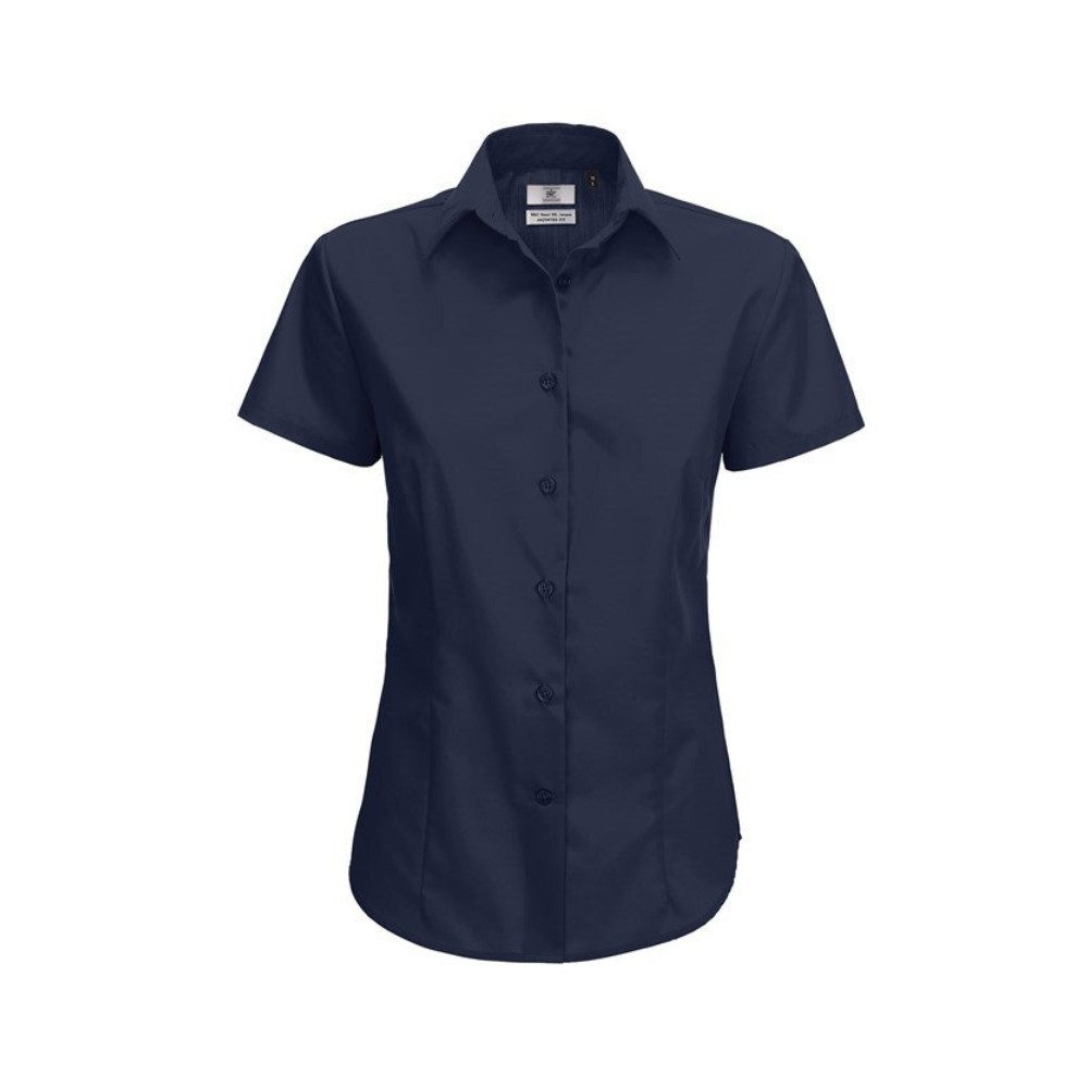 B&C Kurzarmhemd Damen Hemd Kurzarm Businesshemd günstig online kaufen