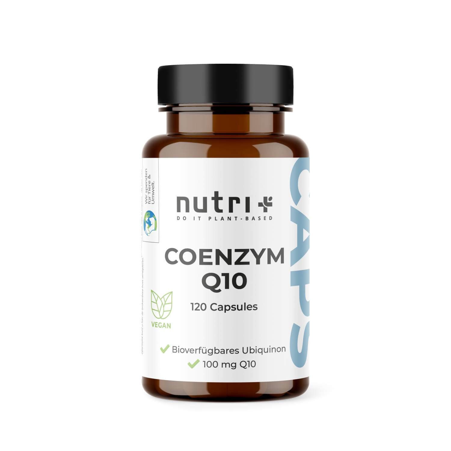 nutri+ Coenzym Q10 Kapseln 100 mg Ubichinon Kapseln