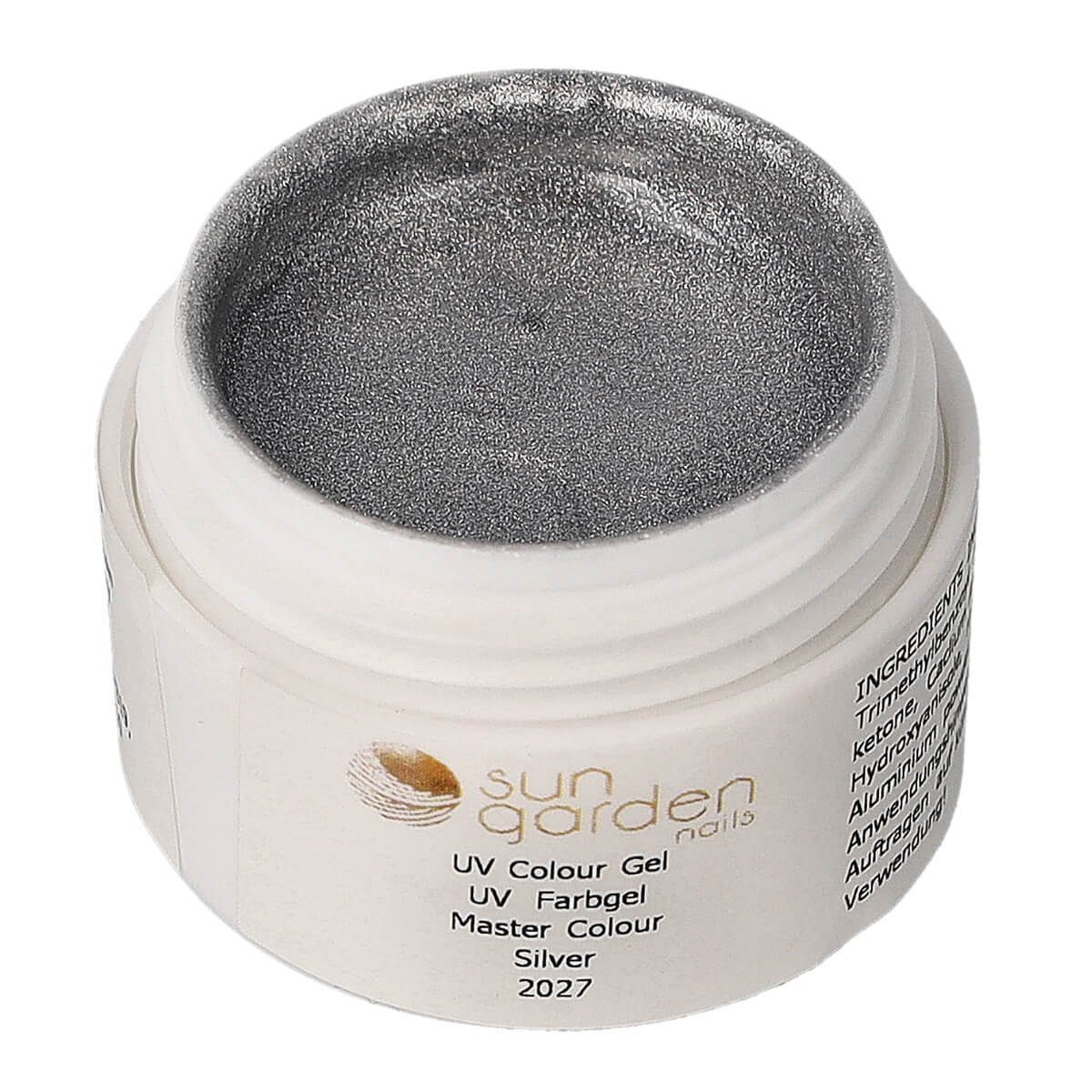 Sun Garden Nails UV-Gel Silver Gel Master 5 ml UV N°2027 Color - - Farbgel