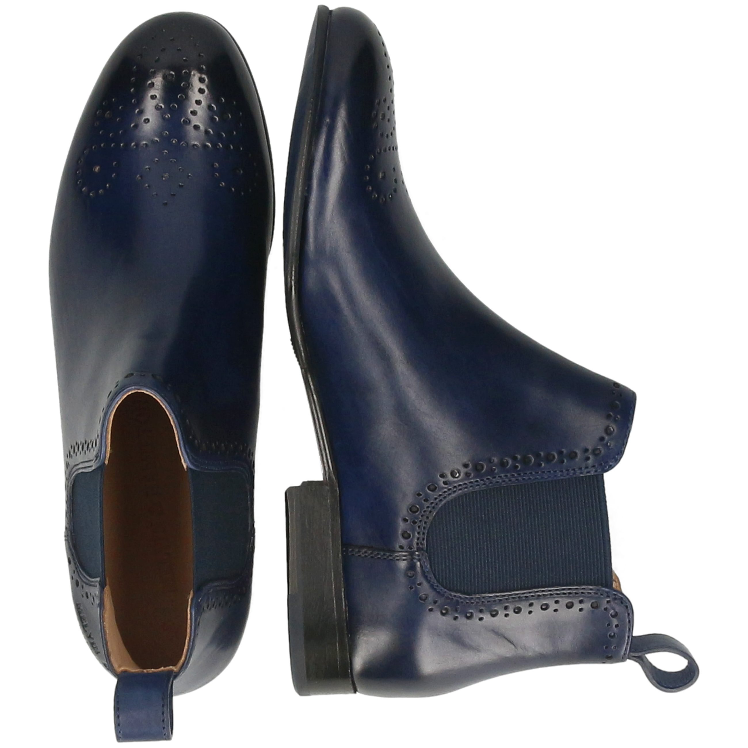 Stiefelette Hamilton Navy Melvin Sally Elastic Crust Navy & 16