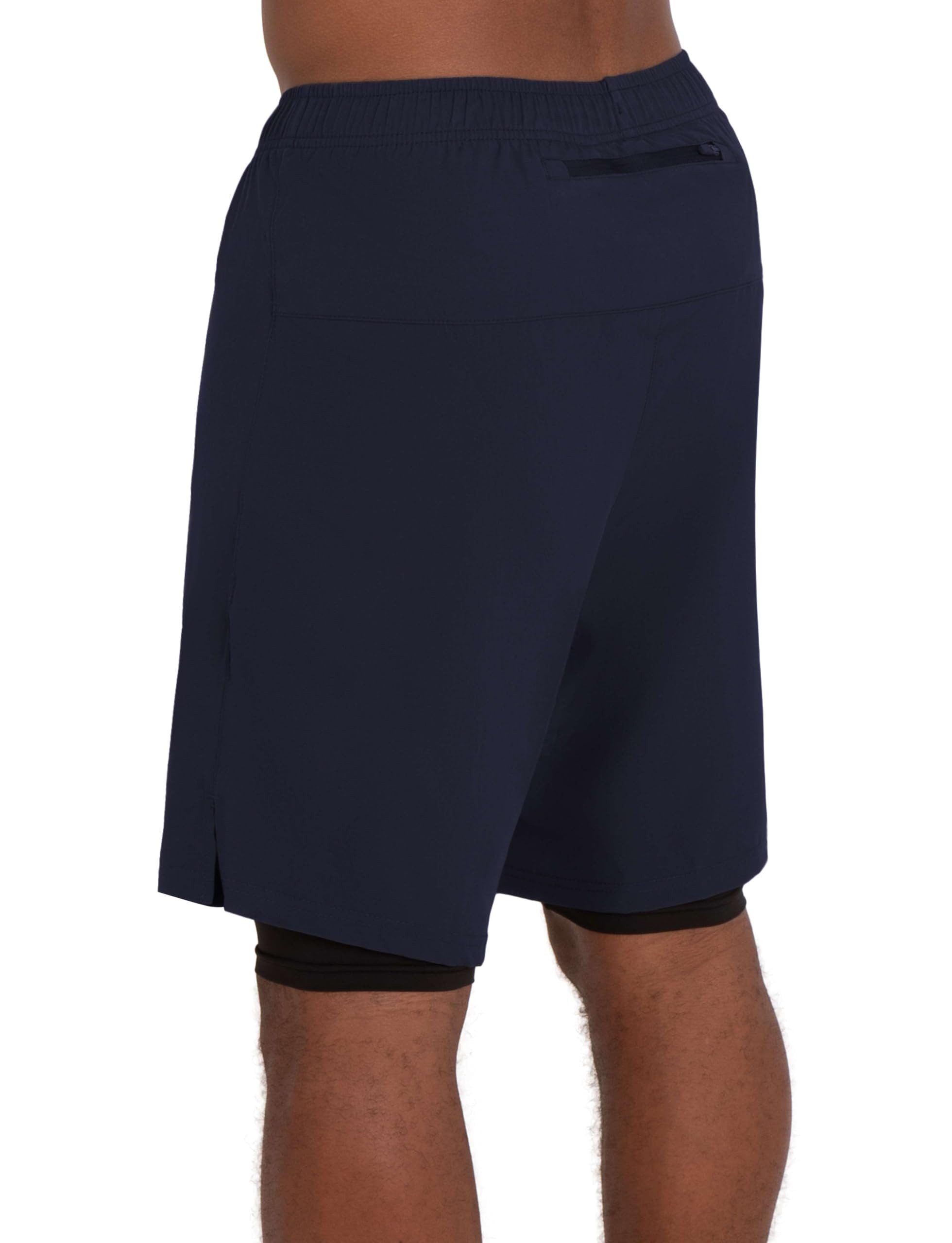 TCA Trainingsshorts TCA Herren 2-in-1 Laufhose - Dunkelblau/Schwarz, XXL (1 günstig online kaufen