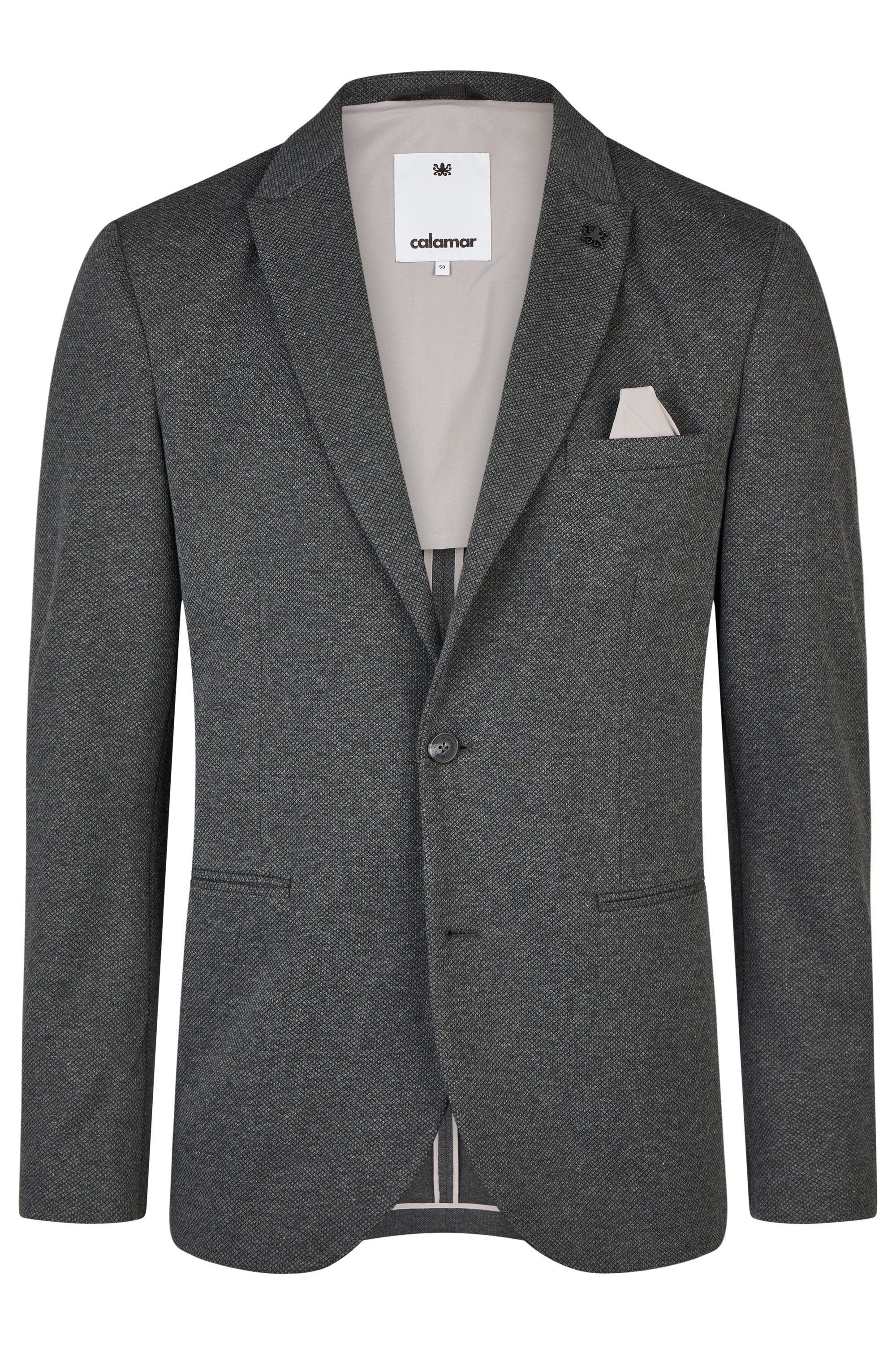 Calamar Sakko Halbgefüttertes Jersey-Sakko