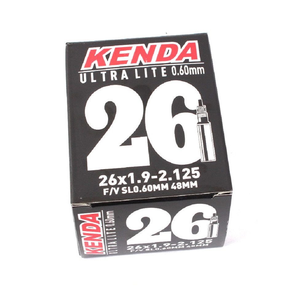 KHEbikes Fahrradschlauch KENDA Ultralite Schlauch 26 x 1,9–2,125 Zoll FV – leicht, 26", (1-St)