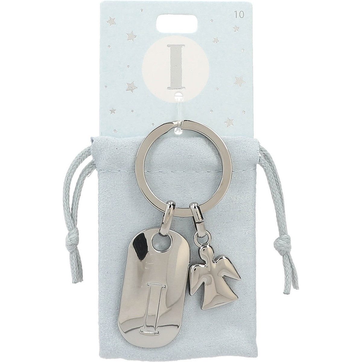 Depesche Schlüsselanhänger DEPESCHE Schlüsselanhänger Buchstabe I + Schutzengel