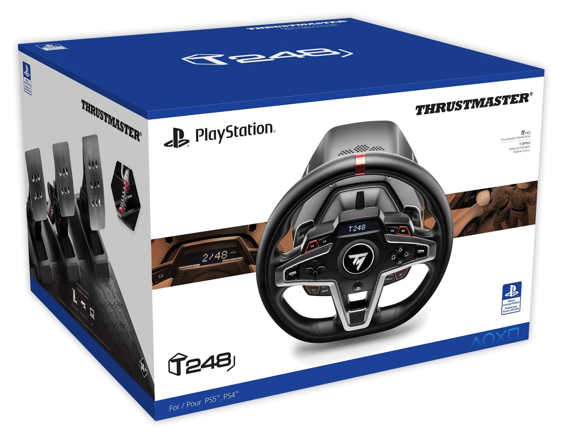 T248 für PS5/PS4/PC Gaming-Lenkrad
