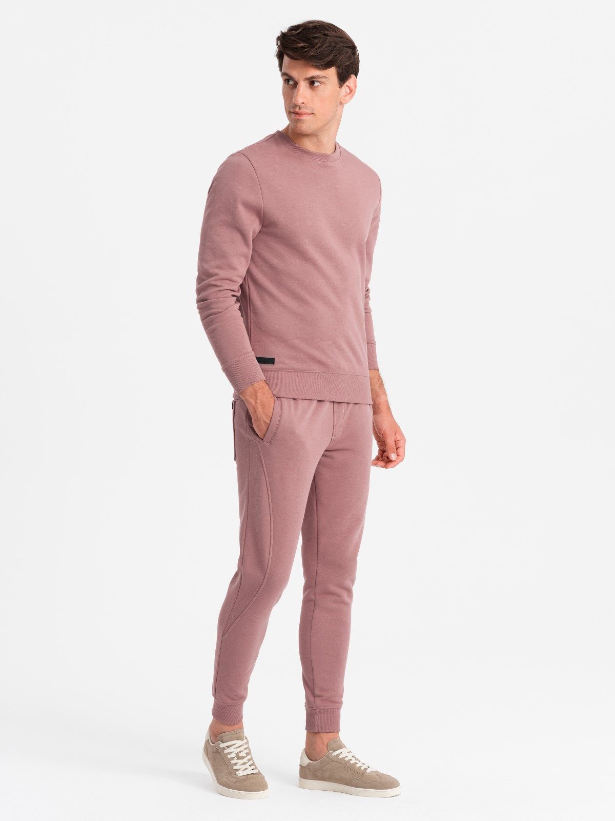 OMBRE Sweatanzug BASIC Herren-Sweatshirt-Set BASIC Sweatshirt günstig online kaufen