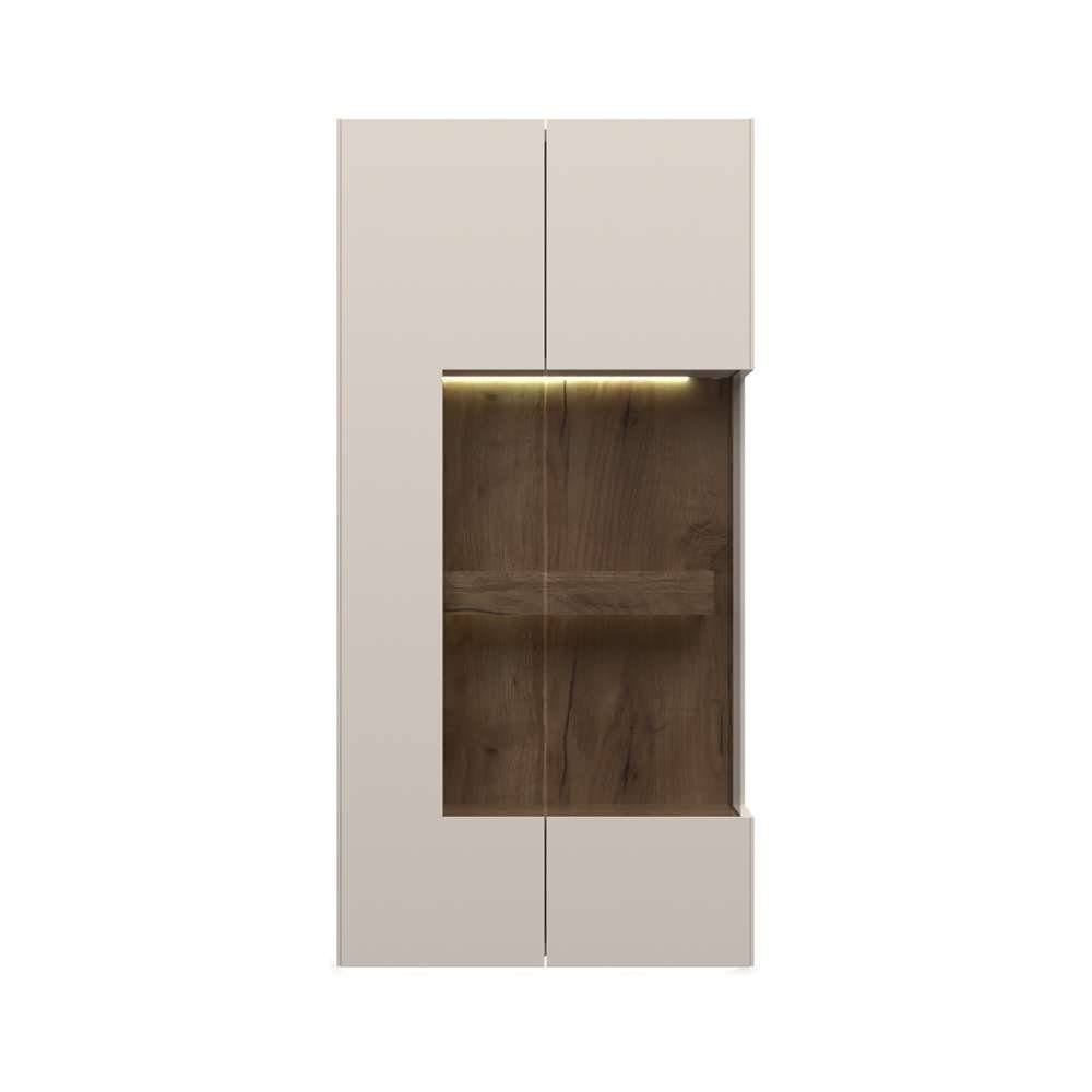 OTTO home Hängevitrine Sky45 (H/B/T): 125/62/30cm) Mit Beleuchtung, lackiert mit wasserbasiertem UV-Lack – Bild 3 von 5