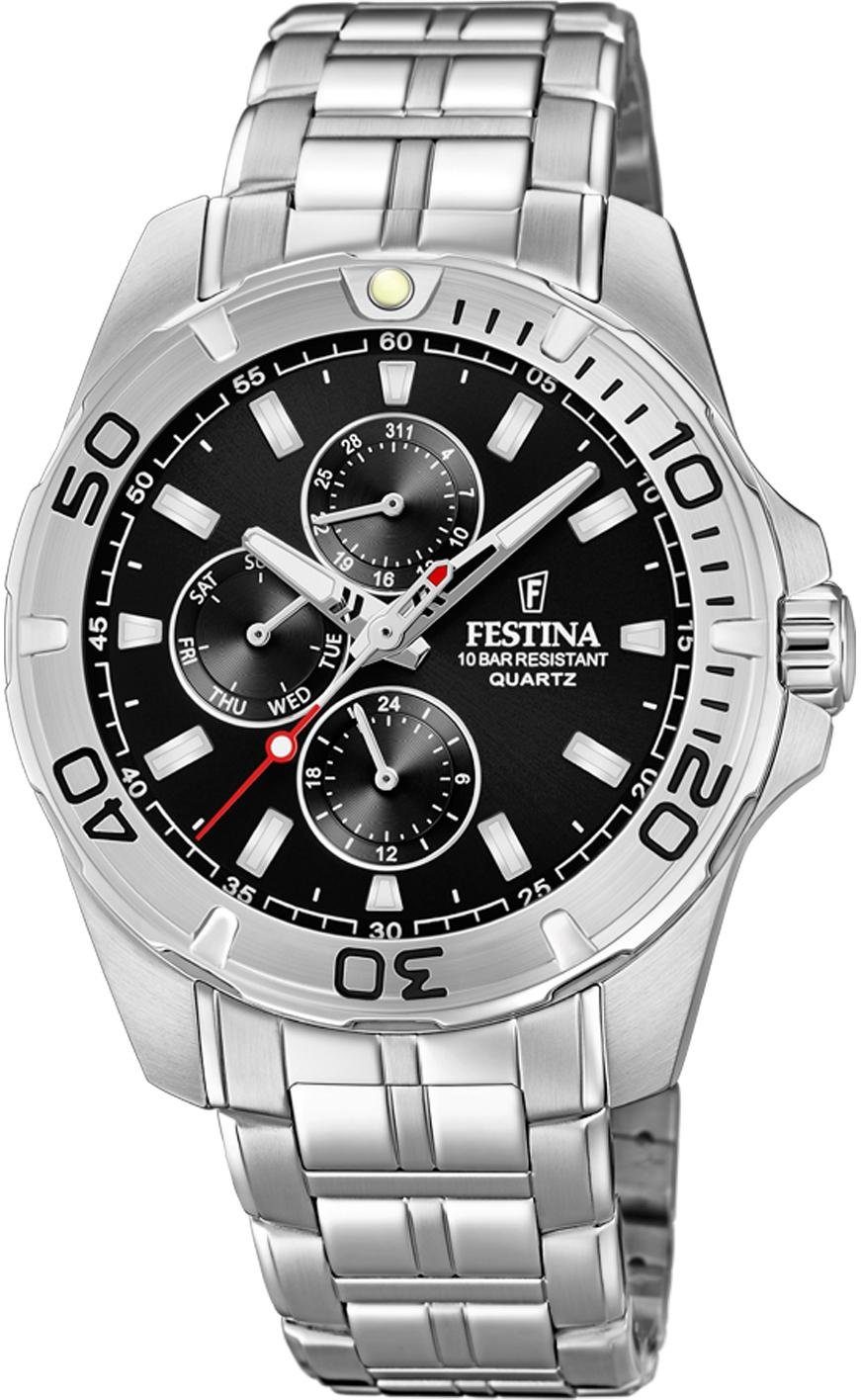 Festina Multifunktionsuhr F20445/3, Armbanduhr, Quarzuhr, Herrenuhr, Edelst günstig online kaufen