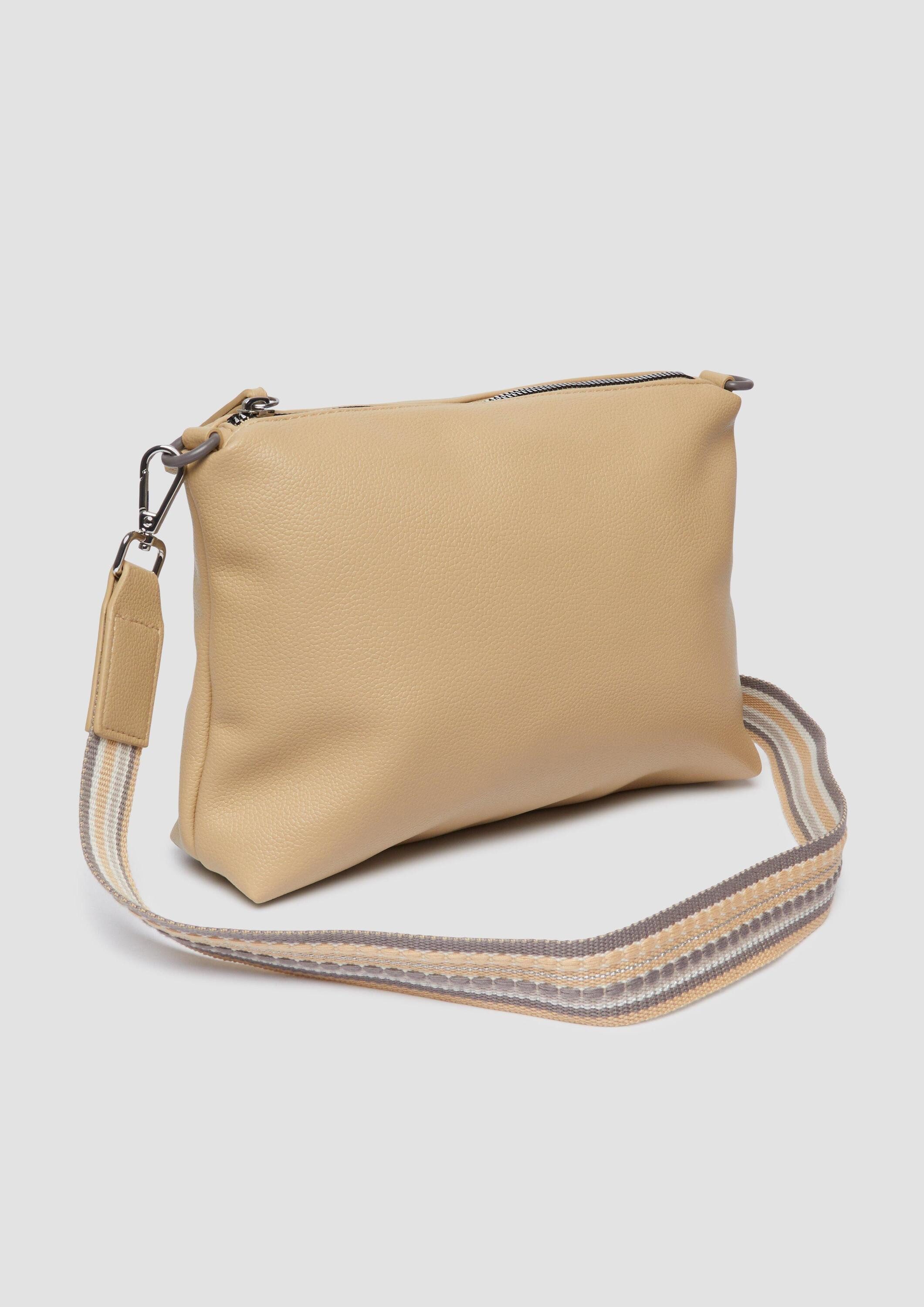 s.Oliver Umhängetasche Tasche, City-Bag aus Lederimitat mit abnehmbarem Schultergurt