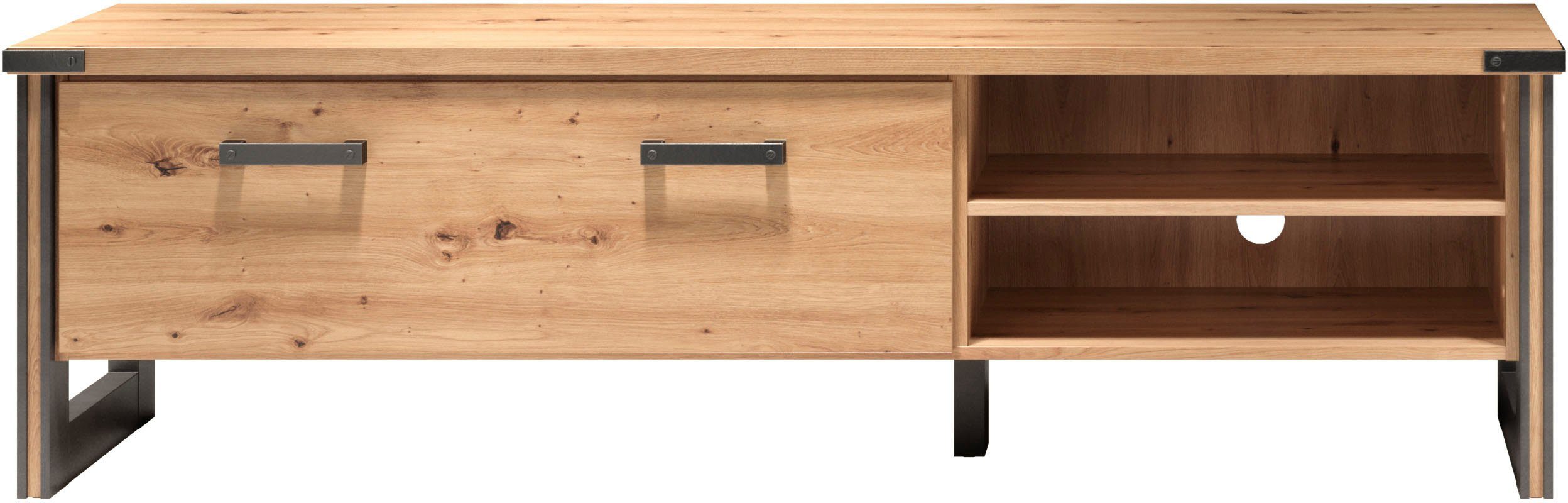 Home affaire Mia (1 St), Echtholzoptik, Eiche, 178 cm breiter Schrank
