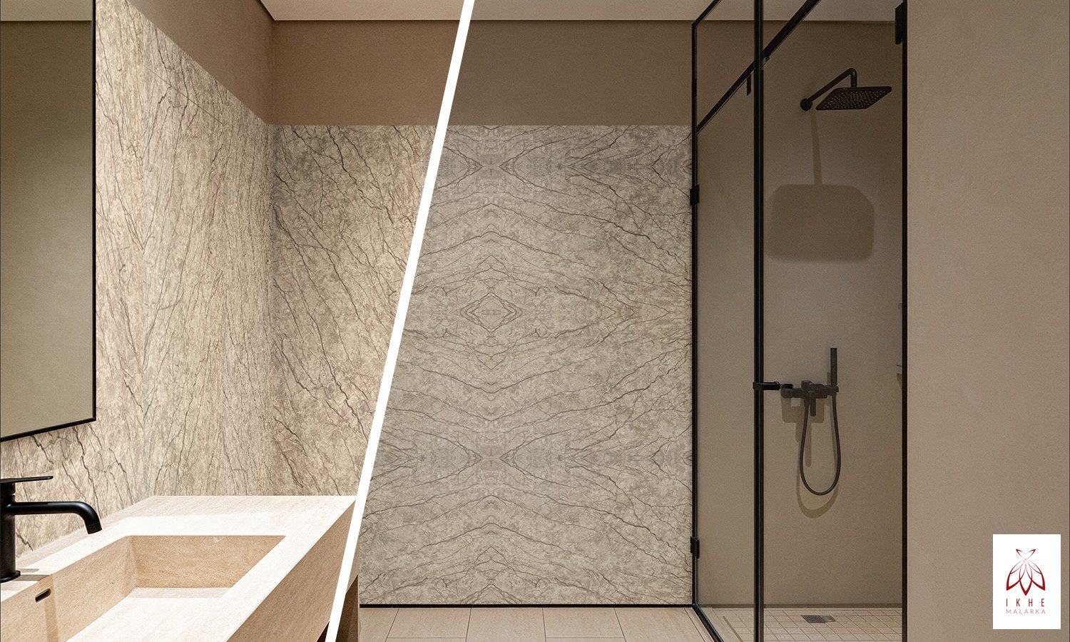 IKHEMalarka Wandpaneel Selbstklebende Flexible Schaum-Wandverkleidung 1,8 m², BxL: 60x300 cm, 1,8 qm, (1 Rolle = 1,8 m², 300x60cm) Schall- und wärmeisolierend,  – Bild 5 von 5