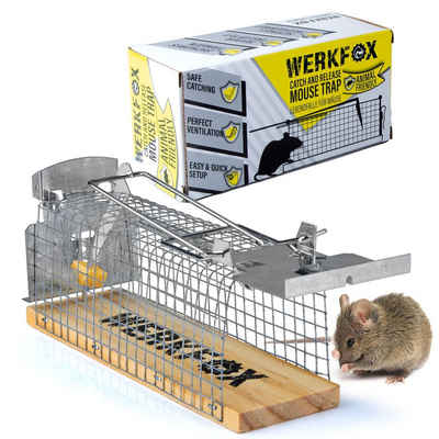 Goods+Gadgets Lebendfalle Mäusefalle, Tiefreundliche Falle wiederverwendbar