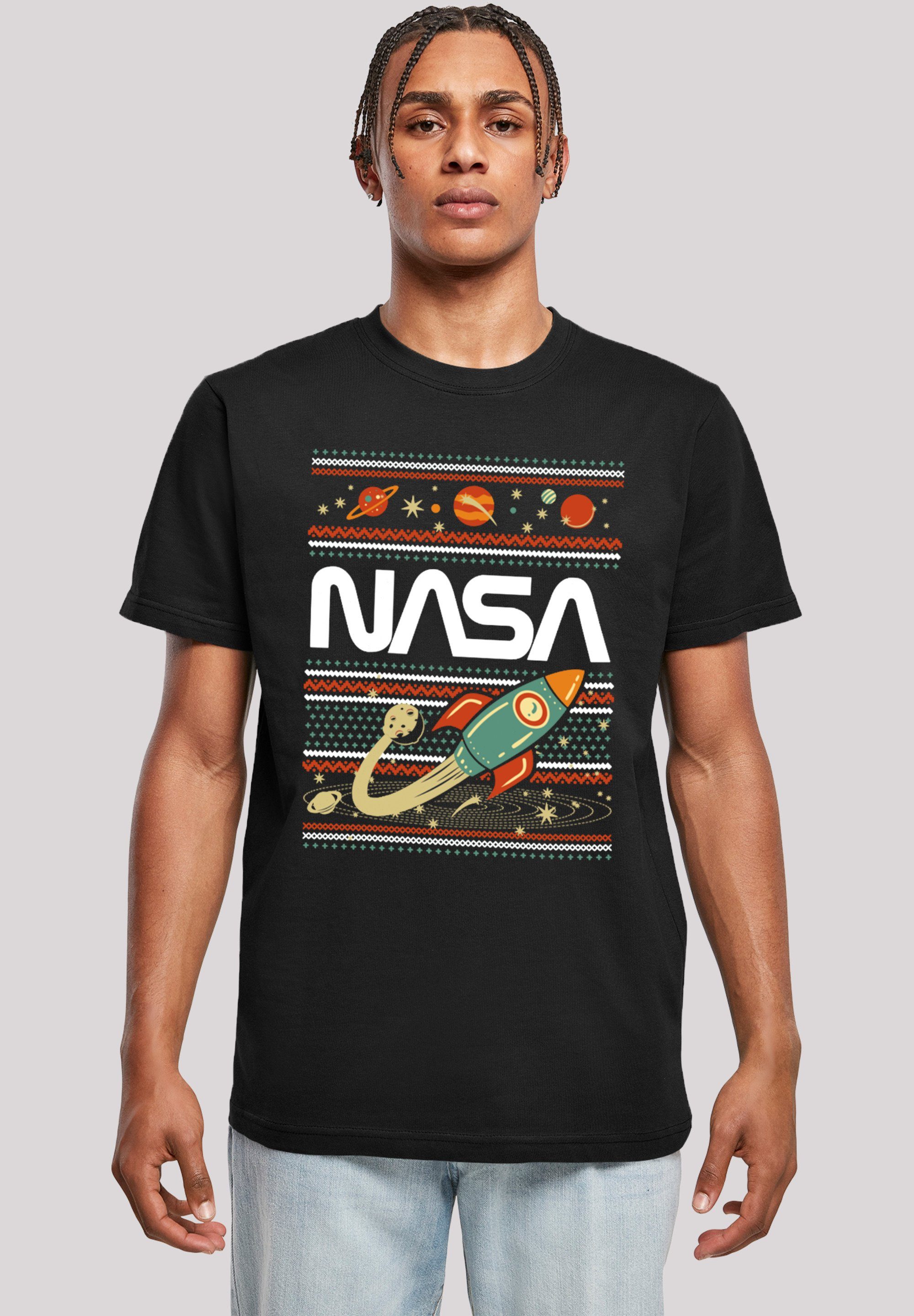 Isle NASA Herren,Premium F4NT4STIC Fair Merch,Regular-Fit,Basic,Bedruckt T-Shirt