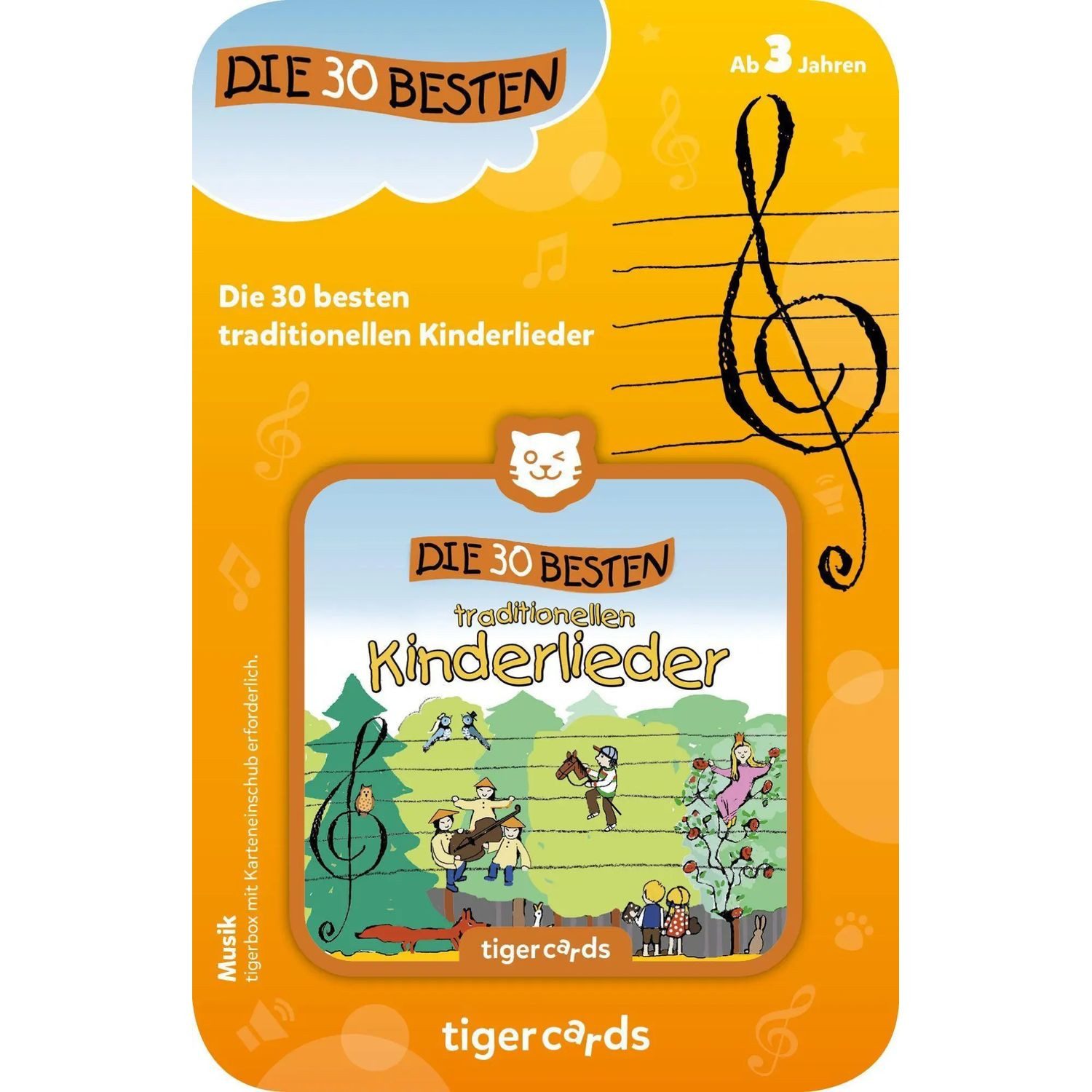 Tiger Media Deutschland GmbH Hörspiel tigercard - Die 30 besten traditionellen Kinderlieder