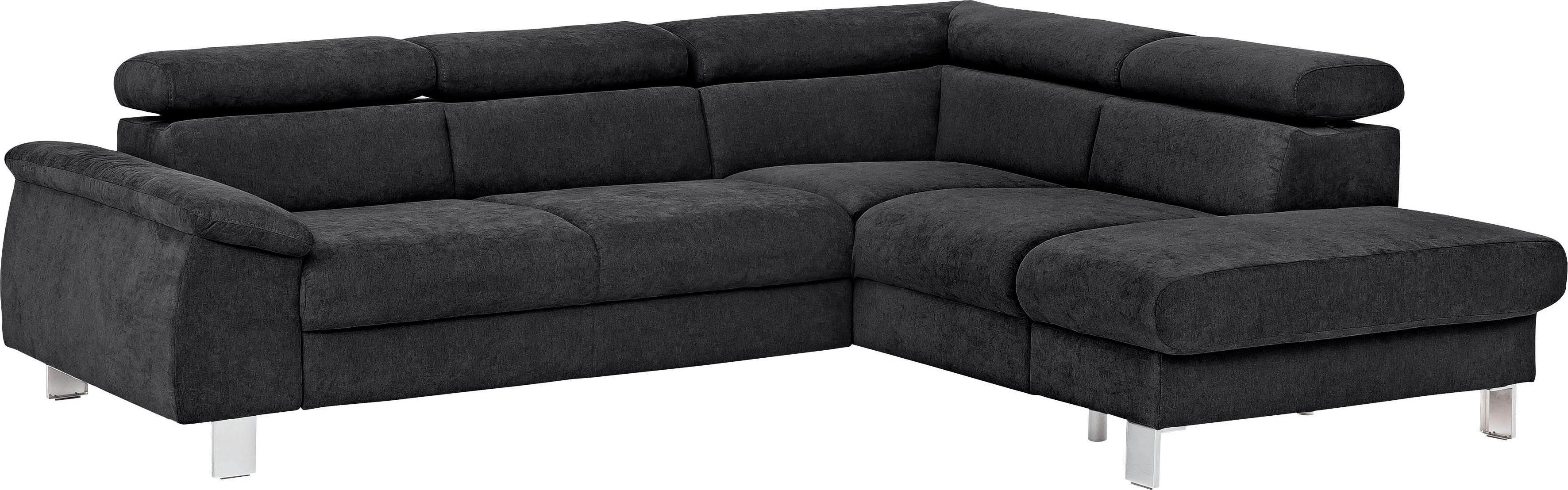 COTTA Ecksofa Komaris L-Form mit Kopfteilverstellung, günstig online kaufen