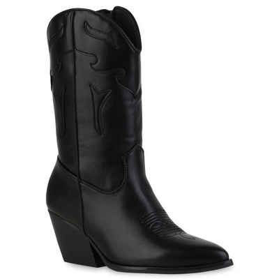 VAN HILL 839926 Cowboy Boots Bequeme Schuhe