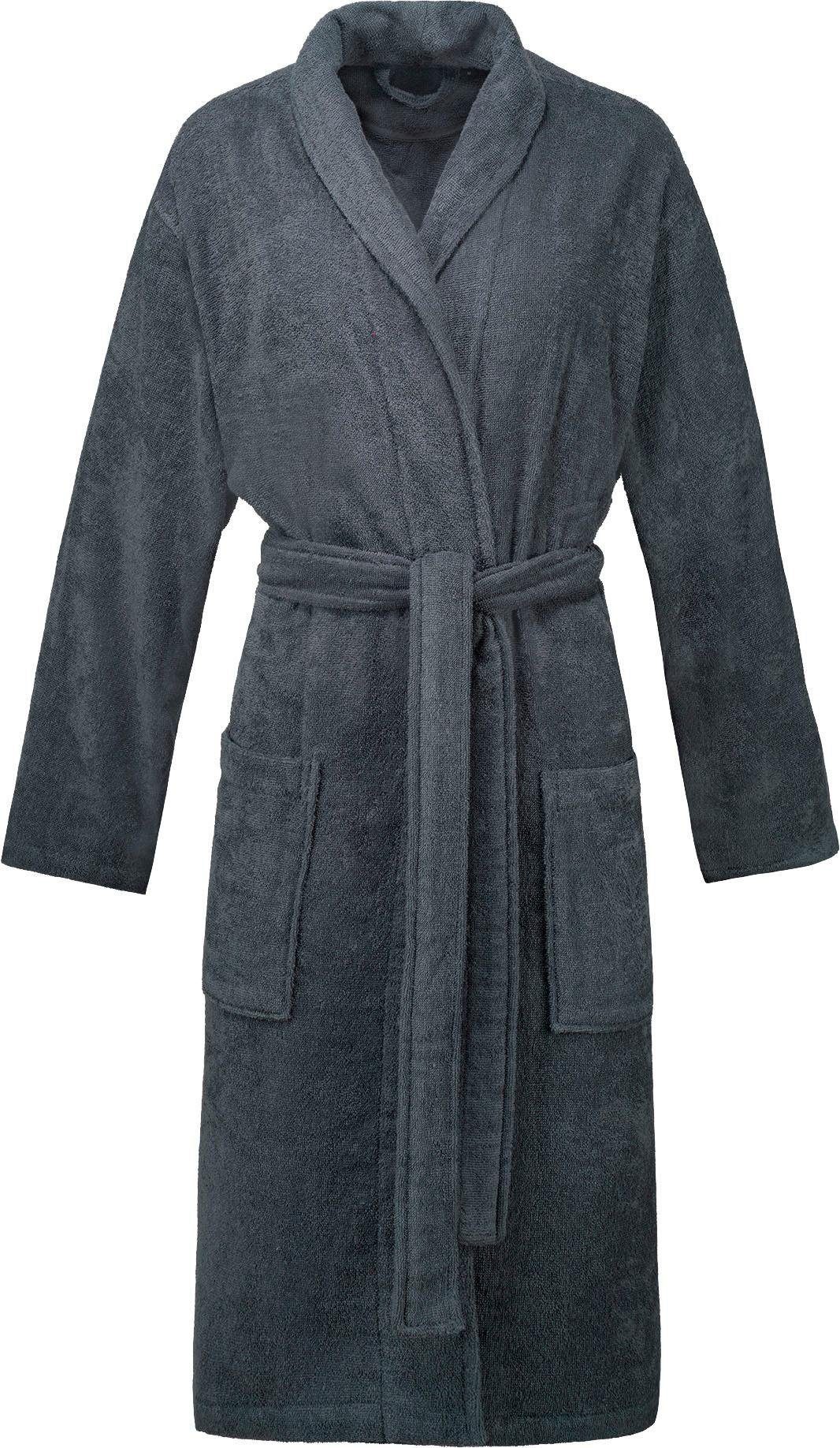 Esprit Unisex-Bademantel Mono, ideal für Sauna & Spa, Hotelbademantel, Morg günstig online kaufen