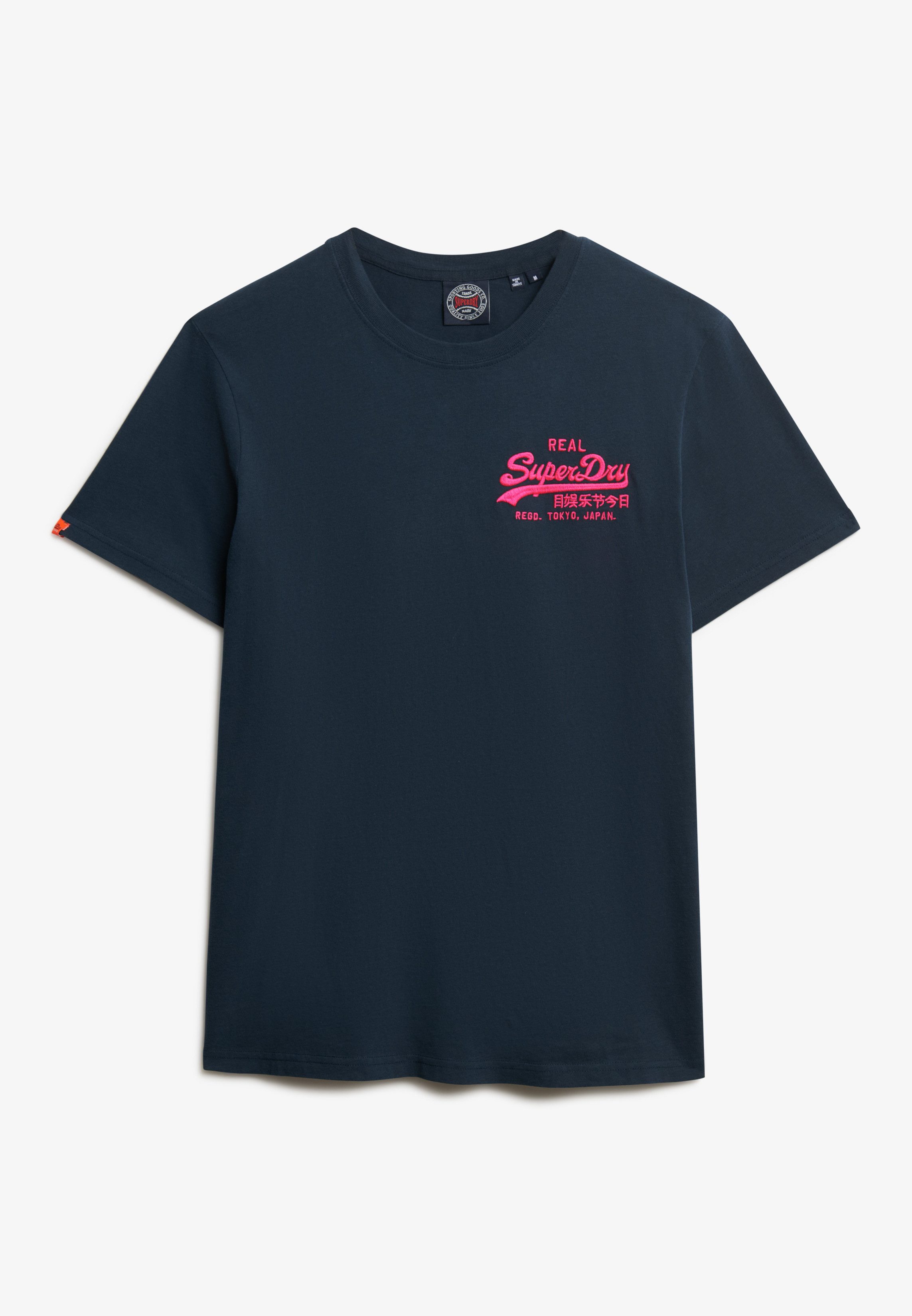 Superdry Rundhalsshirt VL EMBROIDERED RELAXED TEE