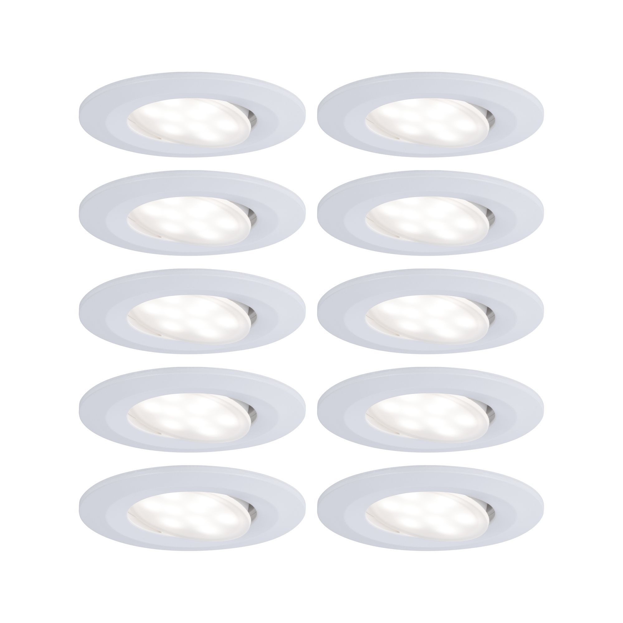 Paulmann LED Einbaustrahler 99922, im Lieferumfang enthalten, Kunststoff