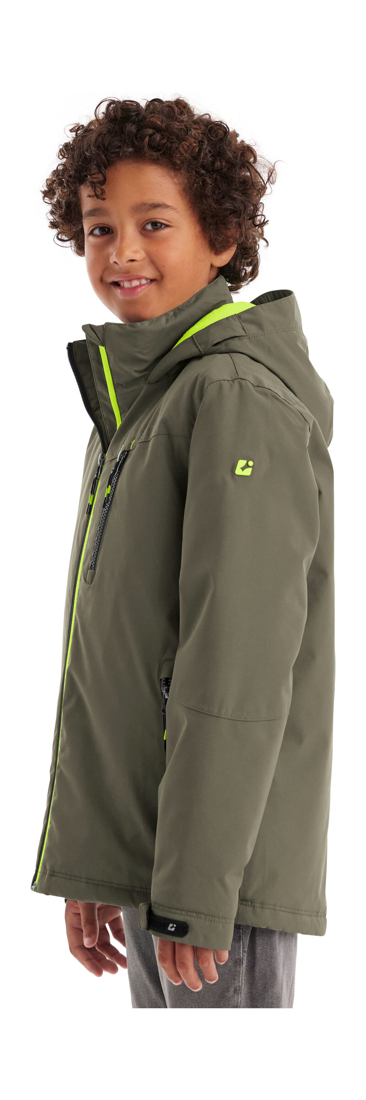 Killtec Outdoorjacke KOW 159 BYS JCKT Wasser- und winddichte Kids Winterjacke mit Fleece-Futter