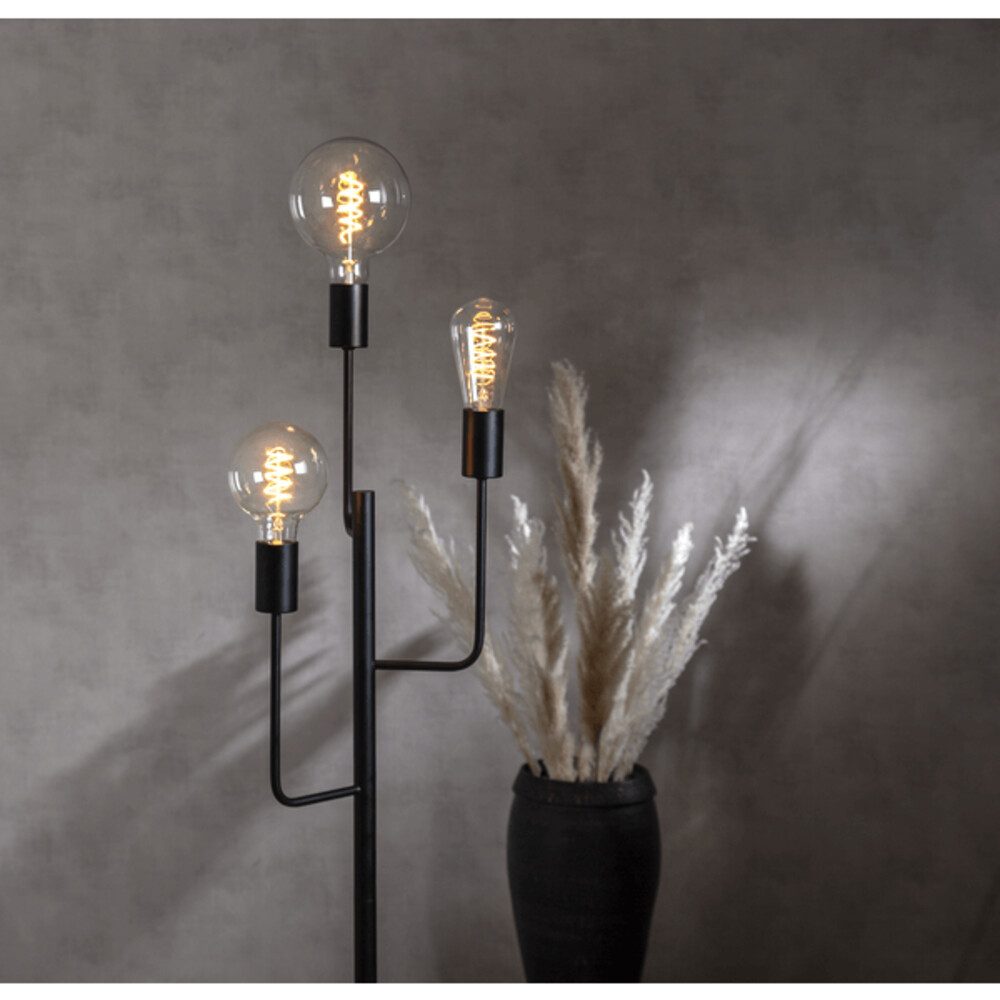 STAR TRADING LED-Leuchtmittel "Spiral Filament" E27, 4W, 2100K, 270lm, Kugel, warmweiß, Ra: 80, E27, warmweiß