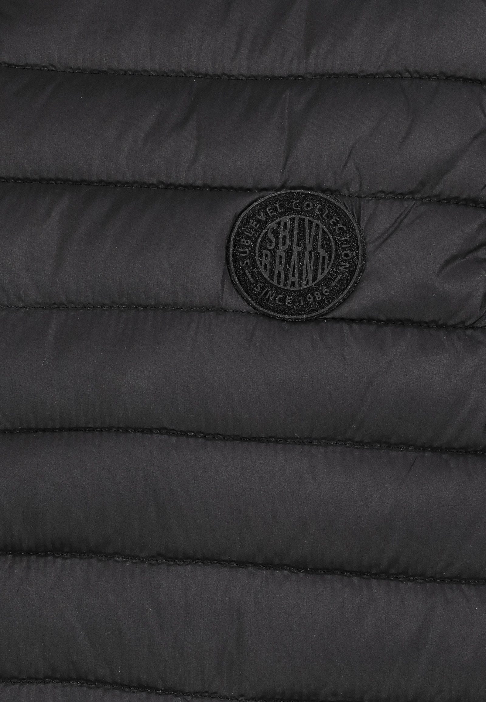 SUBLEVEL Steppweste Leichte Bodywärmer Outdoor Weste Übergangsjacke mit Stehkragen