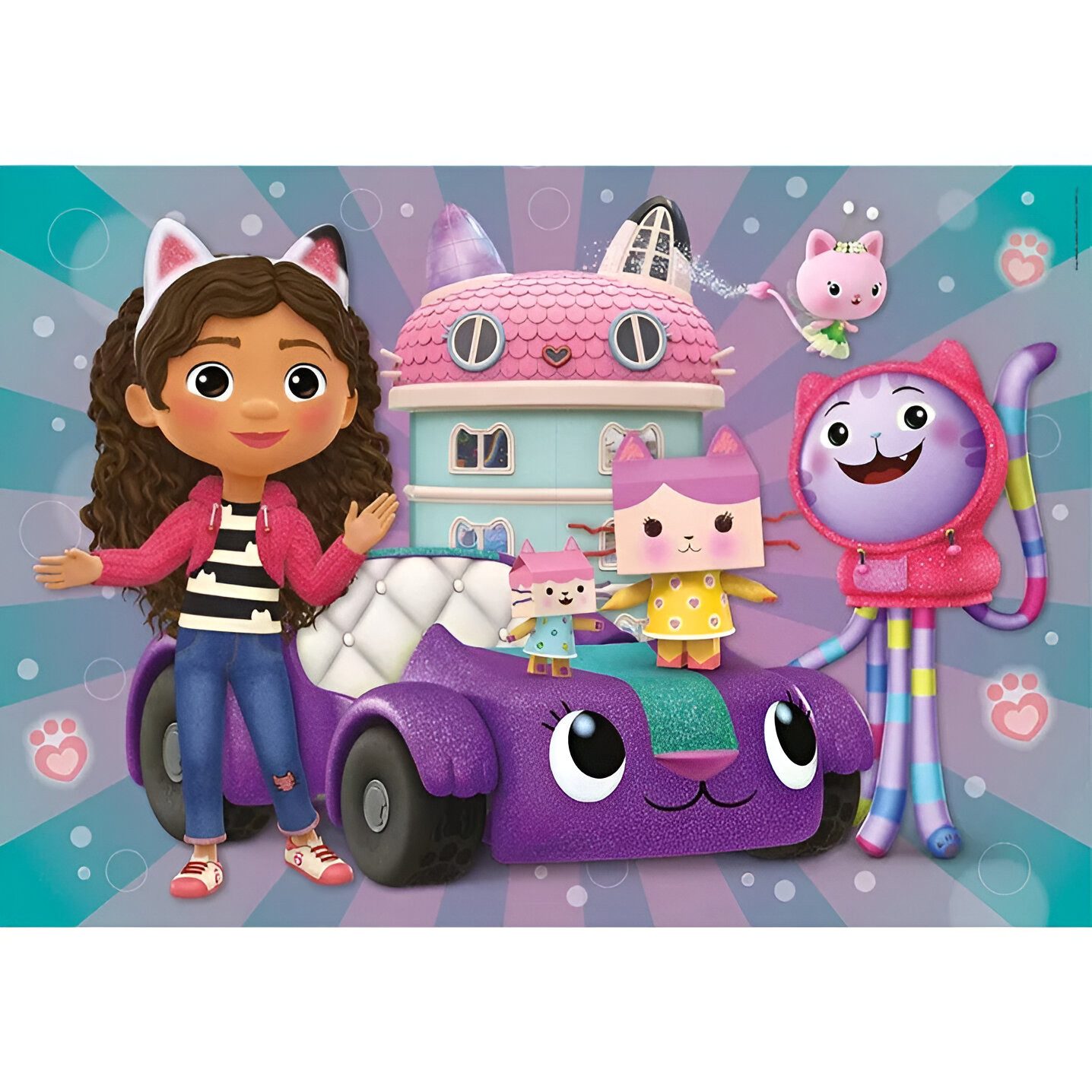 Gabby's Dollhouse Puzzle Gabbys Dollhouse 2x 20 teiliges Kinder Puzzle, 40 Puzzleteile