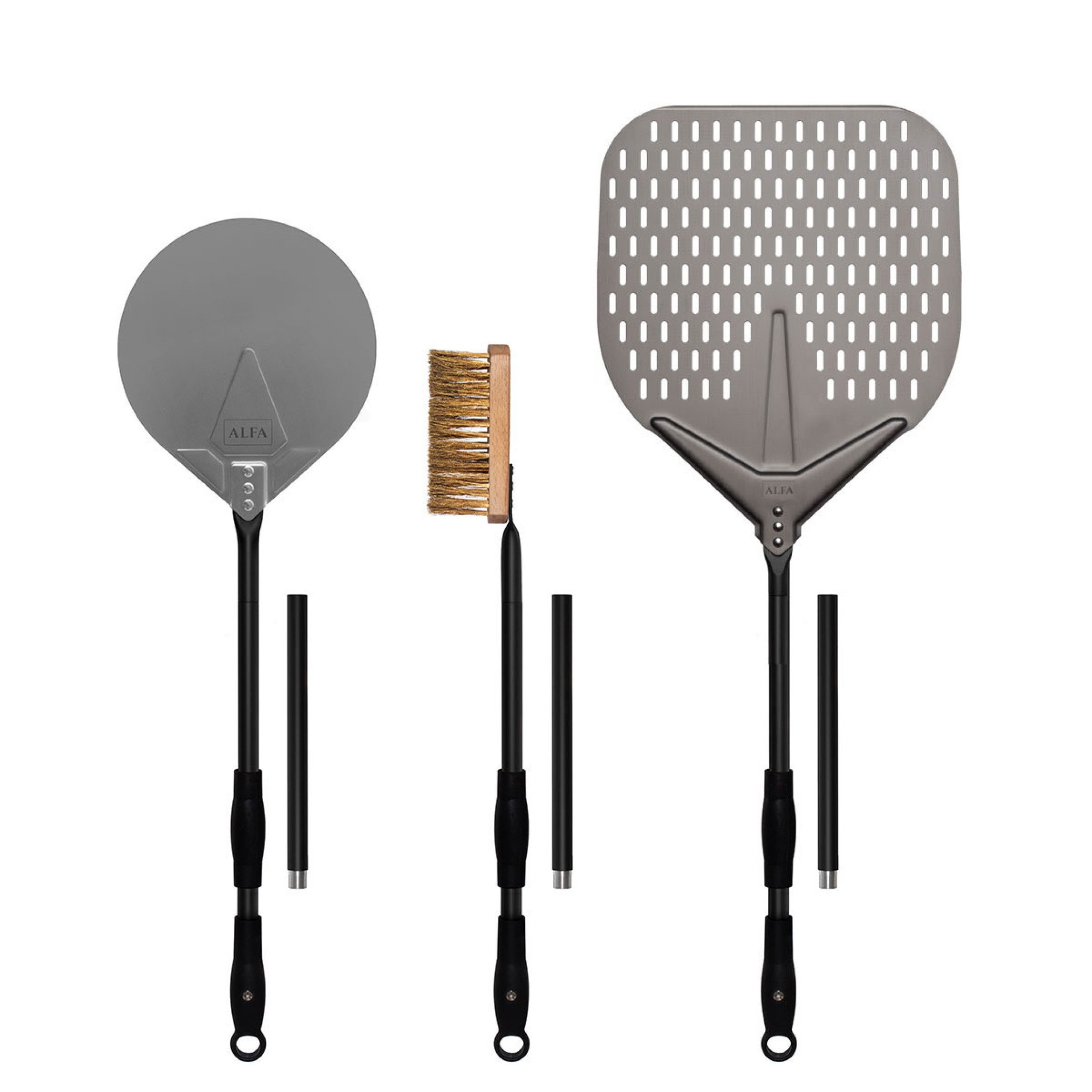 Alfa Forni Pizzaofen Alfa Forni Pizza Schaufel Set XL Ø 40 cm Schaufel + Wender +