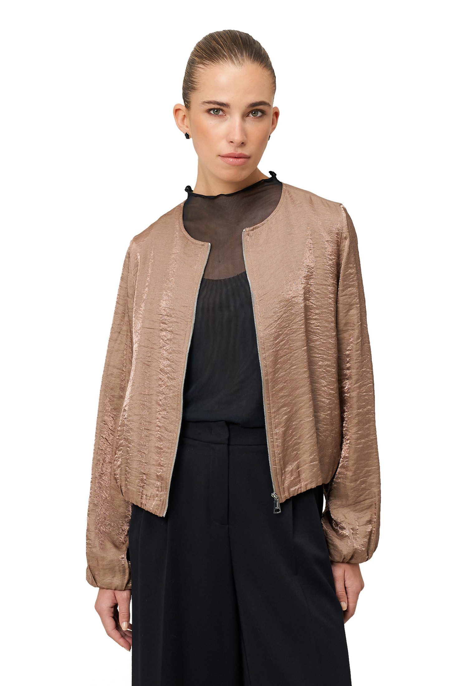 Zero Jackenblazer Damen mit Knittereffekt drapiert /gerafft