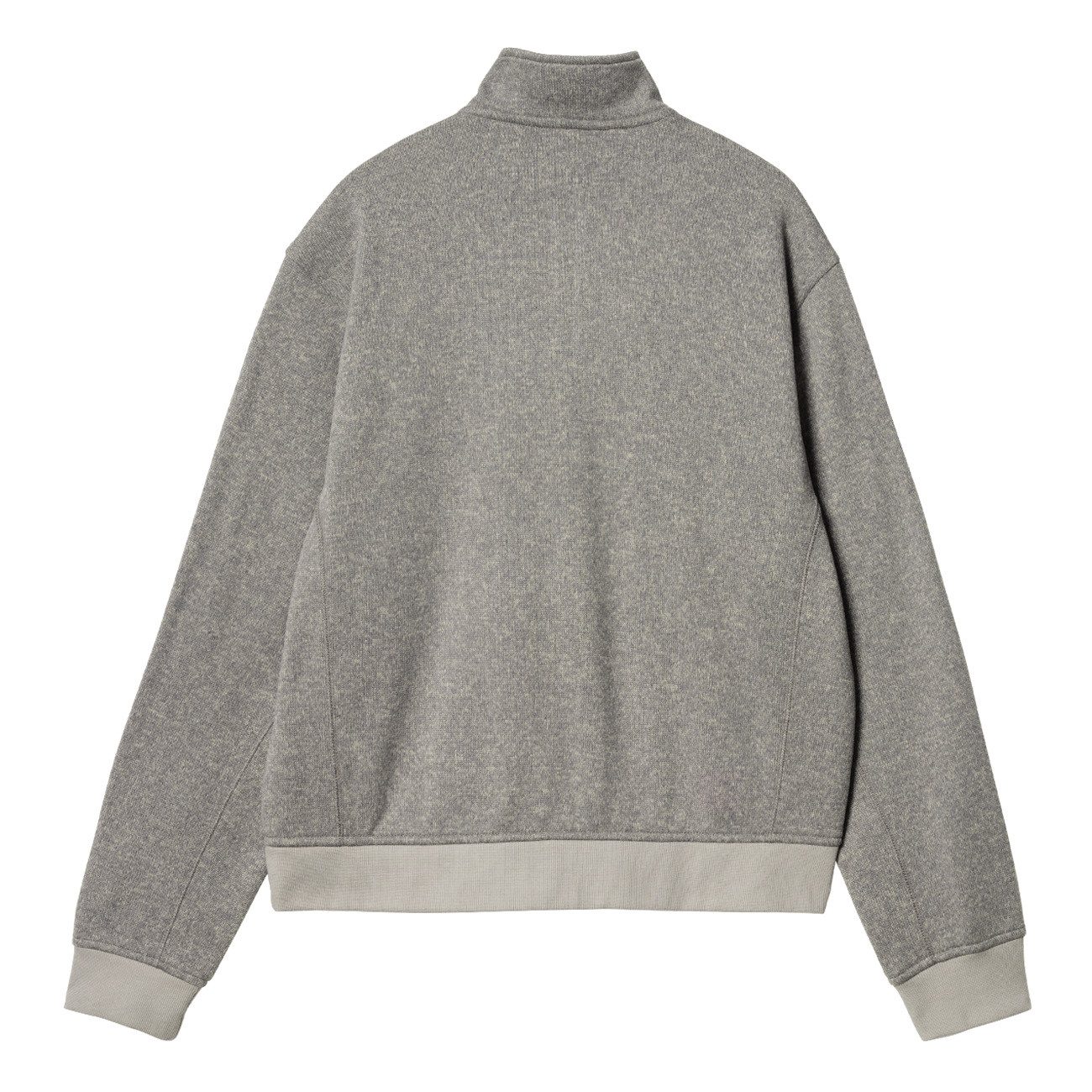 Carhartt WIP Rundhalspullover Carhartt WIP Luther Half Zip Sweat Herren Misty Grey Heather