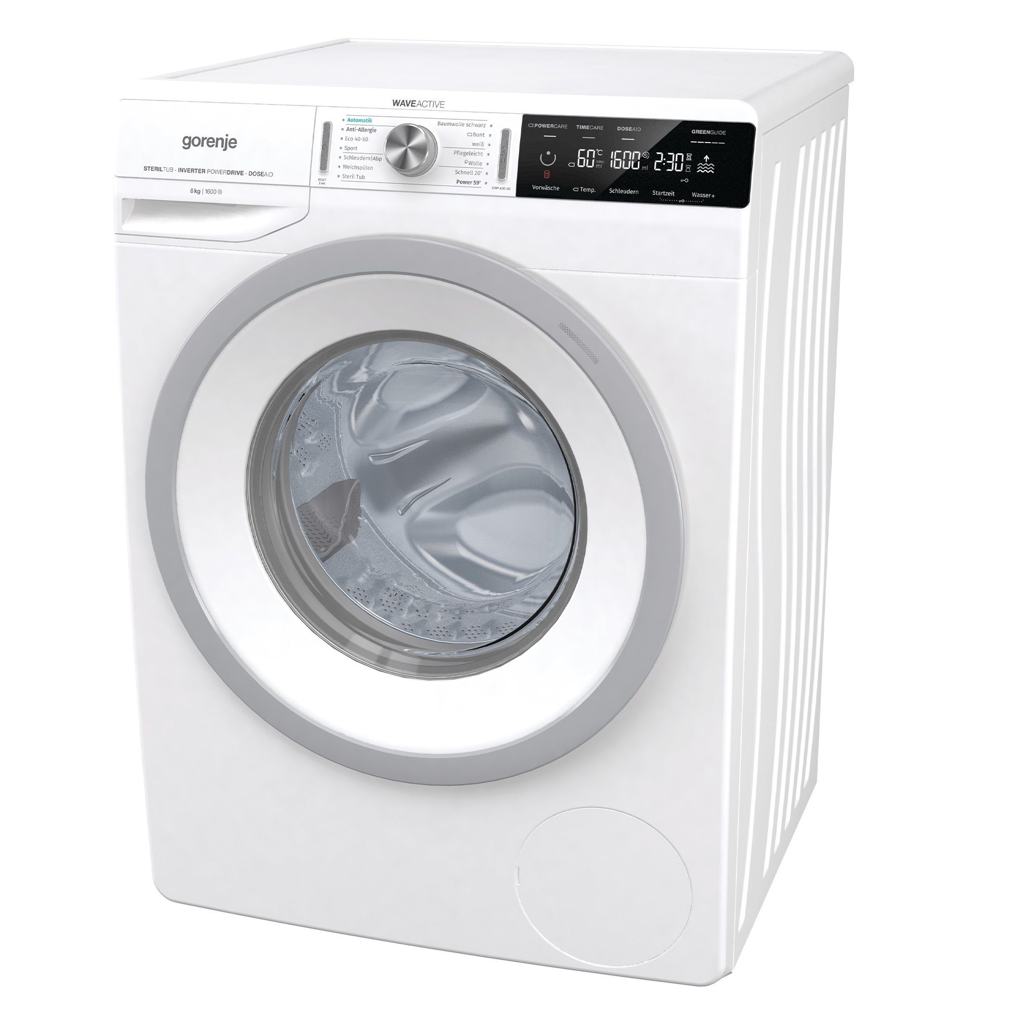 GORENJE Waschmaschine WA866T, 8,00 kg, DoseAid