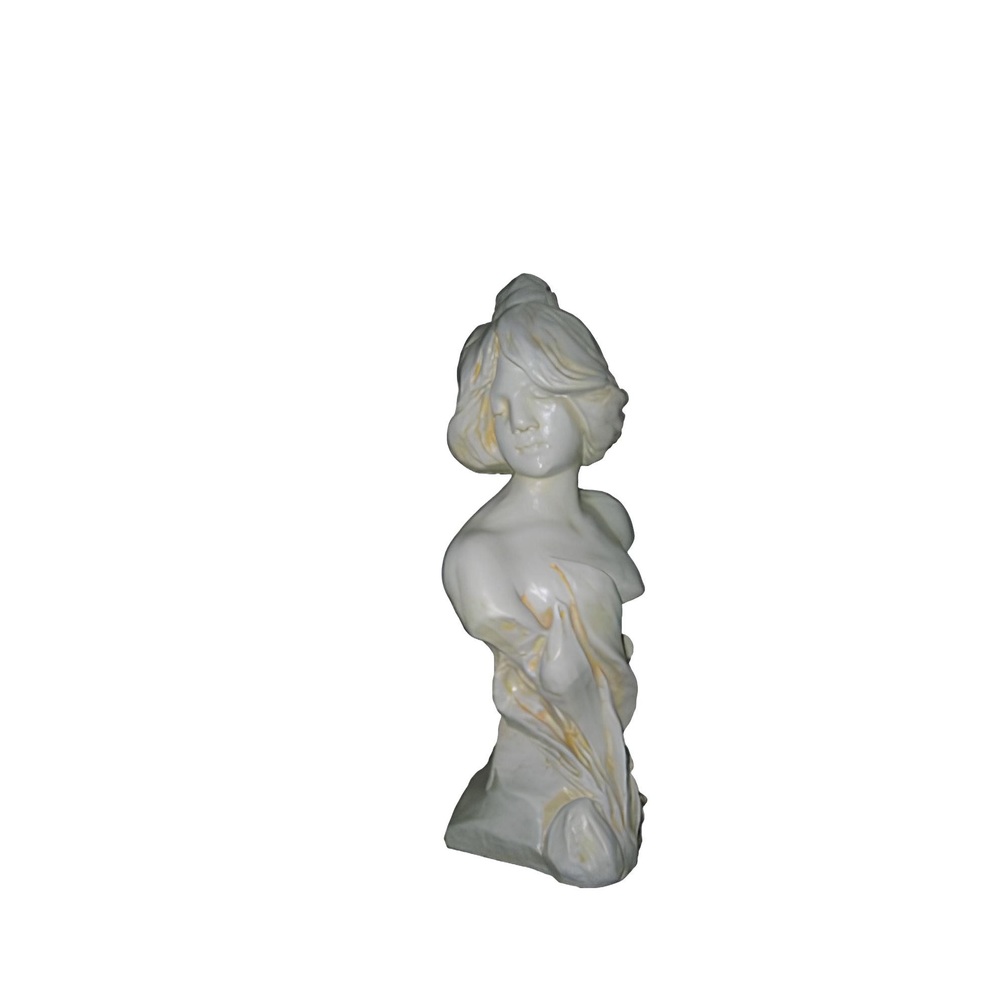 Dekofigur Neue Deko-Figur Statue Skulptur in Form einer Büste einer Dame, 55 cm
