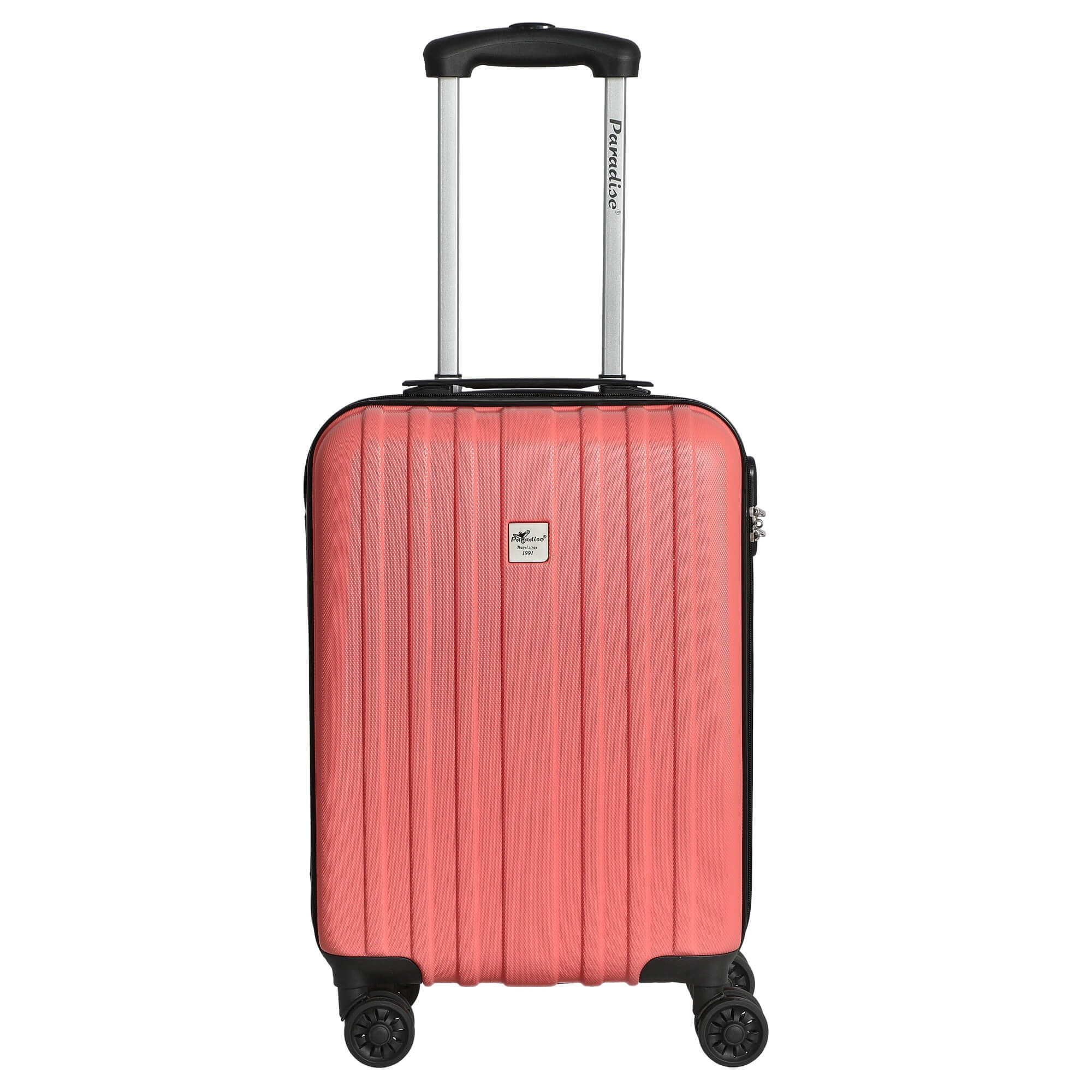 CHECK.IN® Handgepäck-Trolley Aurora - 4-Rollen-Kabinentrolley 54 cm (koralle), 4 Rollen Rollen