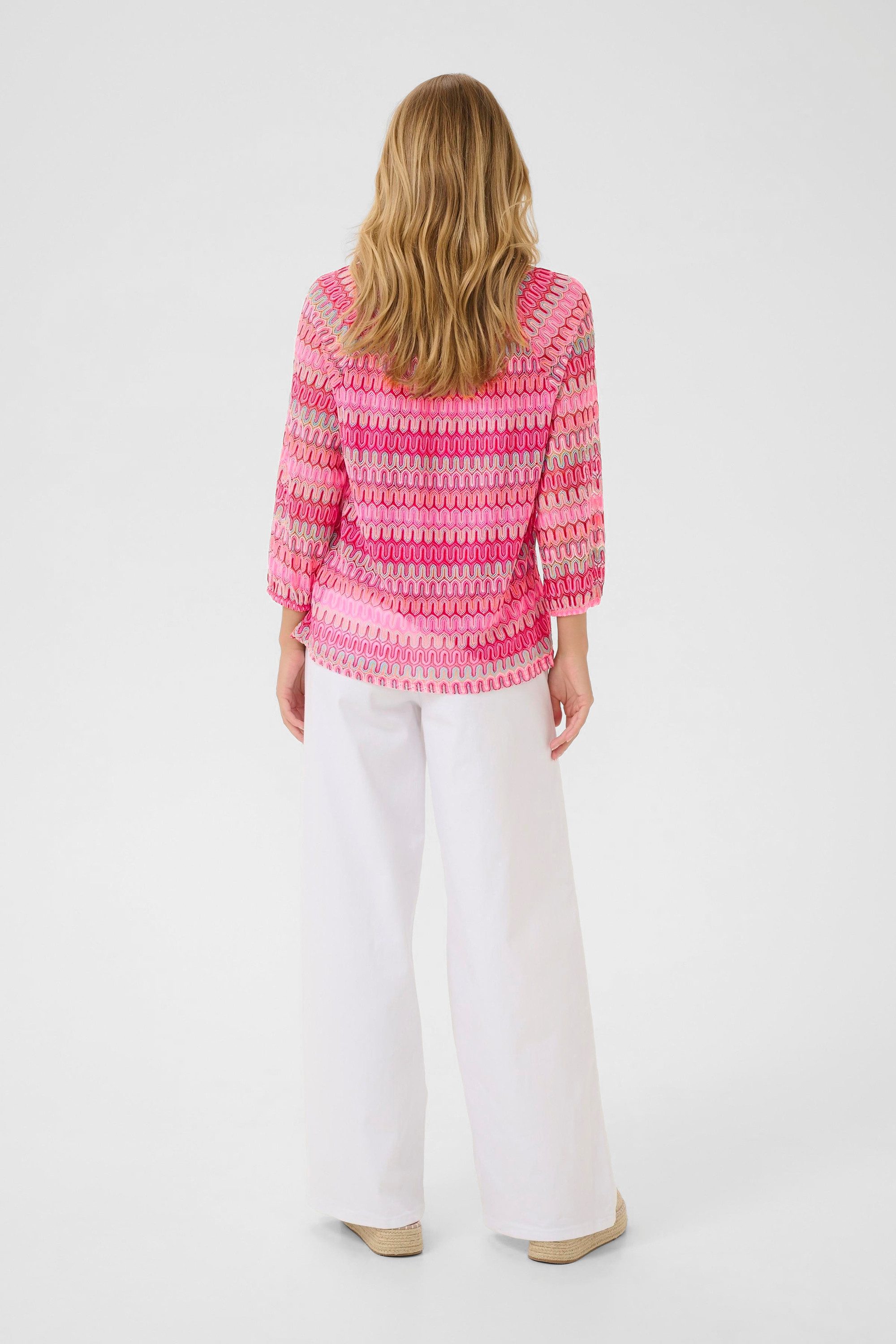 Cream Kurzarmbluse Kurzarm-Bluse CRCova