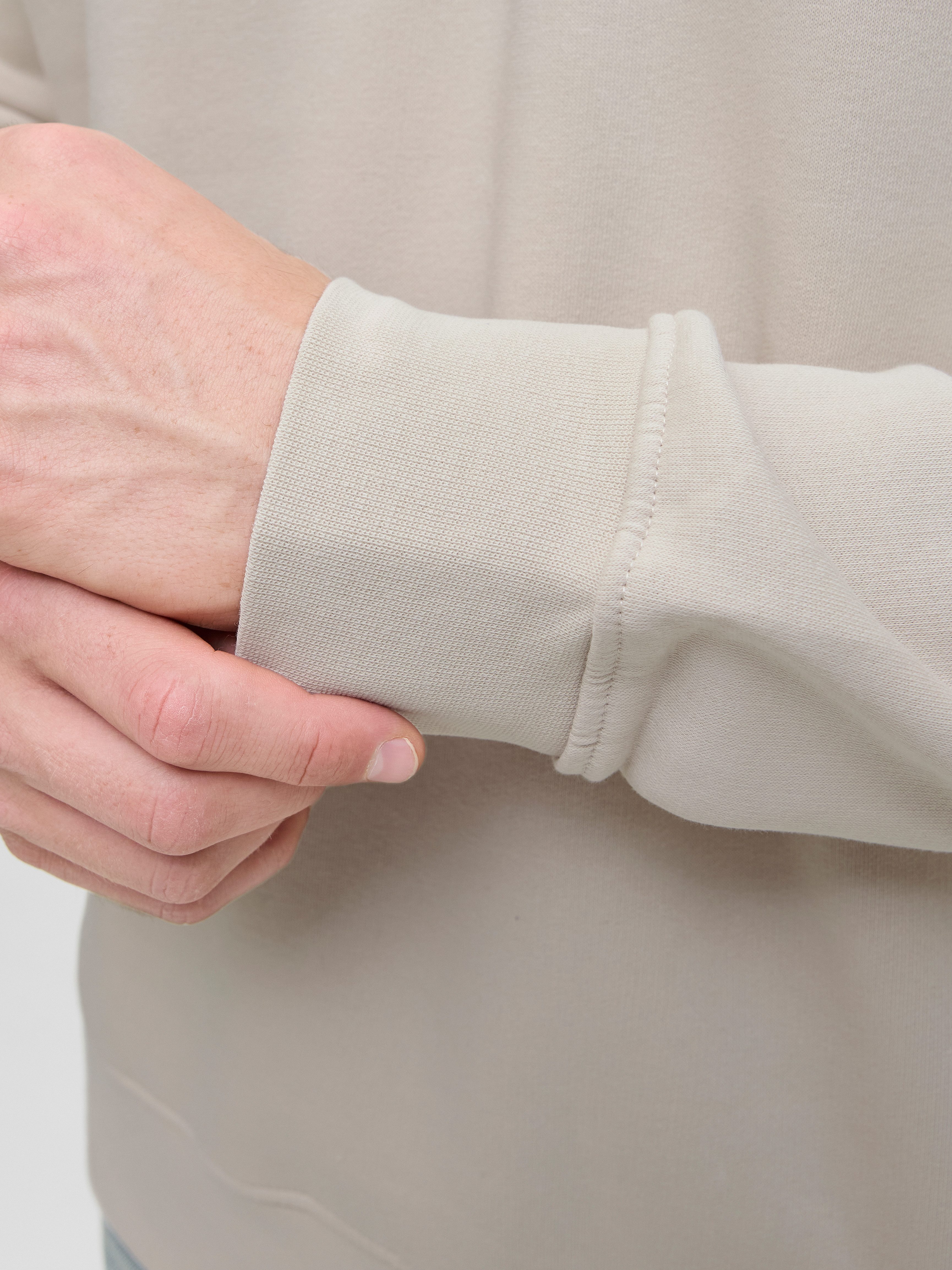 Jack & Jones Sweatshirt JJESOHO SWEAT QUARTER ZIP HN NOOS Baumwollmischung, relaxed fit