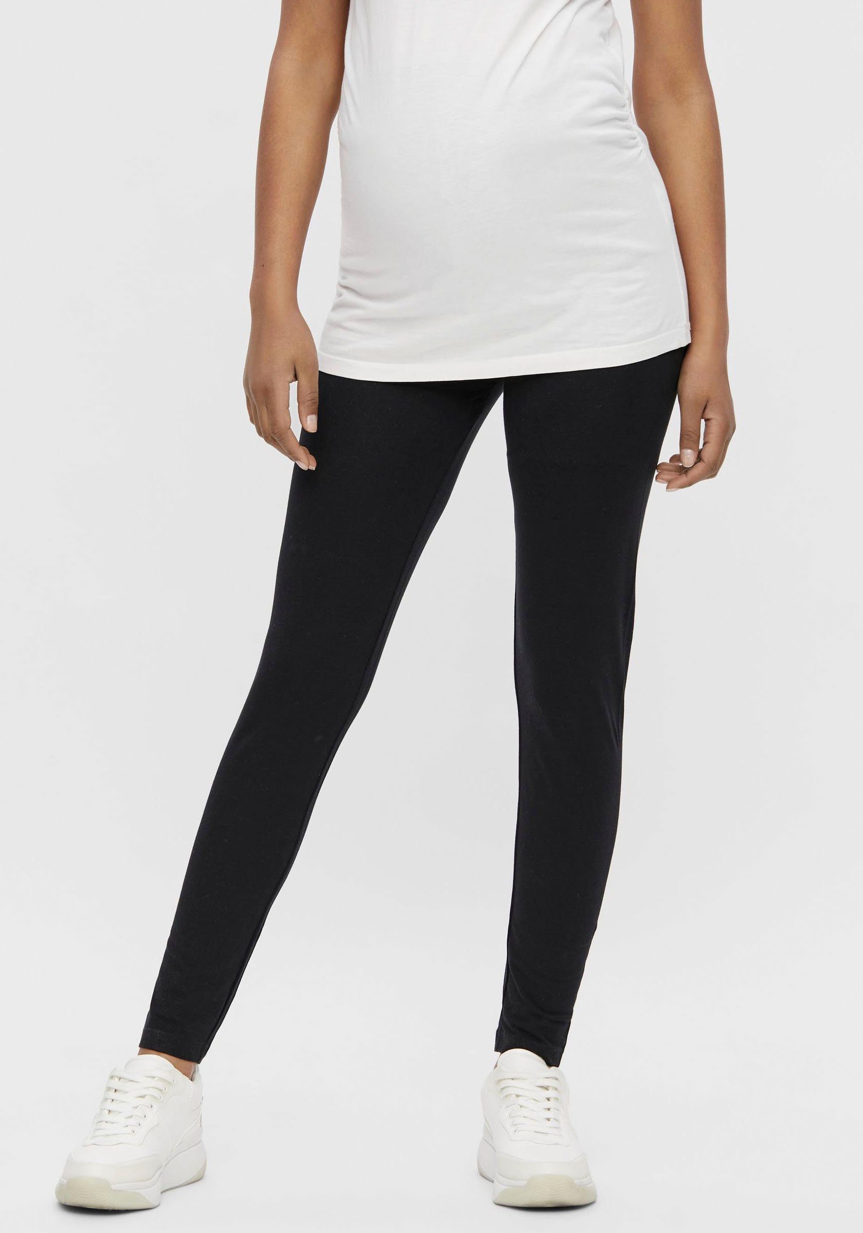 Mamalicious Umstandsleggings MLLEA (2-tlg) in körpernahem Fit