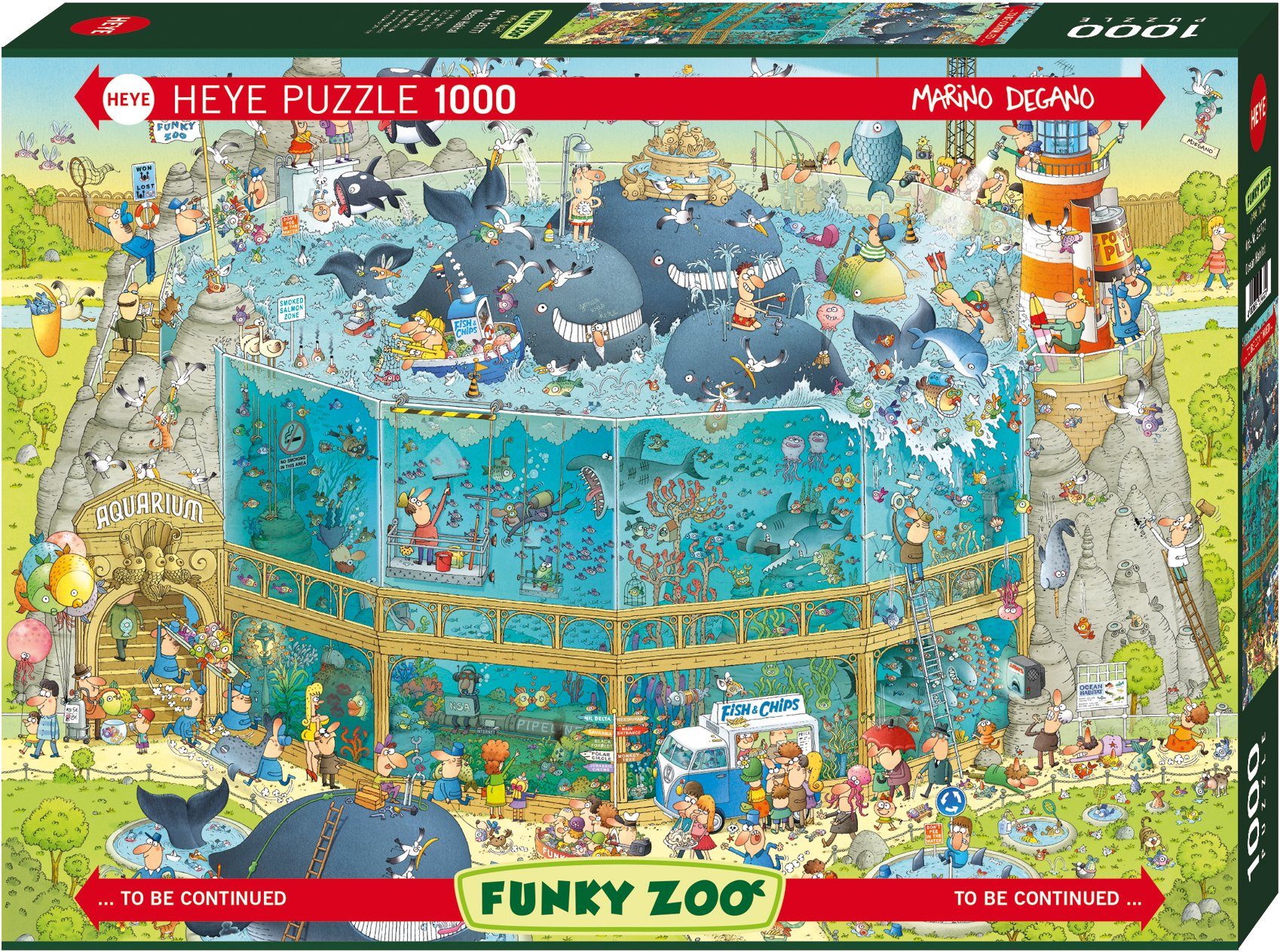 HEYE Puzzle Ocean Habitat, 1000 Puzzleteile, Made in Germany günstig online kaufen