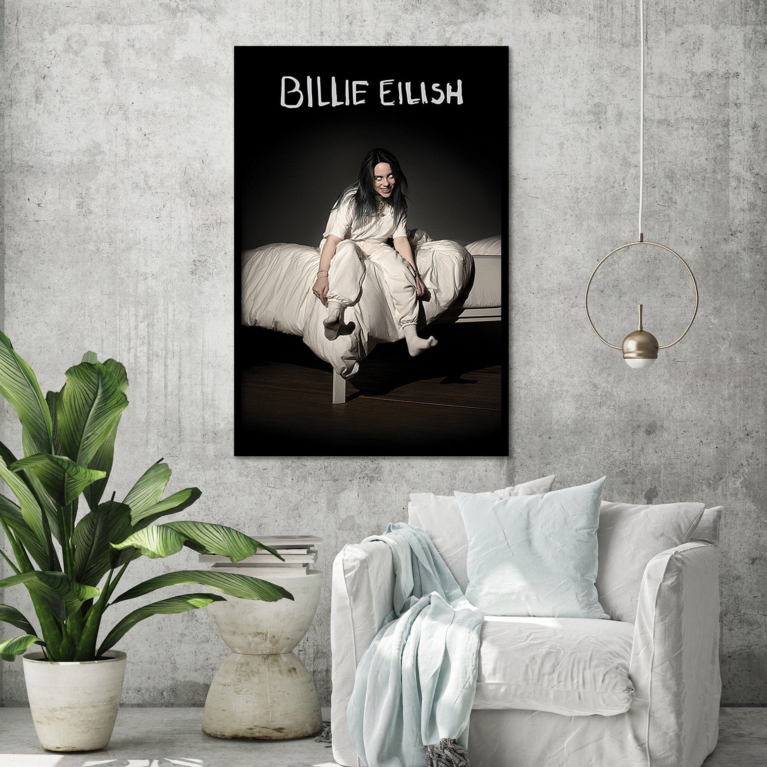 PYRAMID Poster Billie Fall Poster Where Do We When We Go Asleep All Eilish