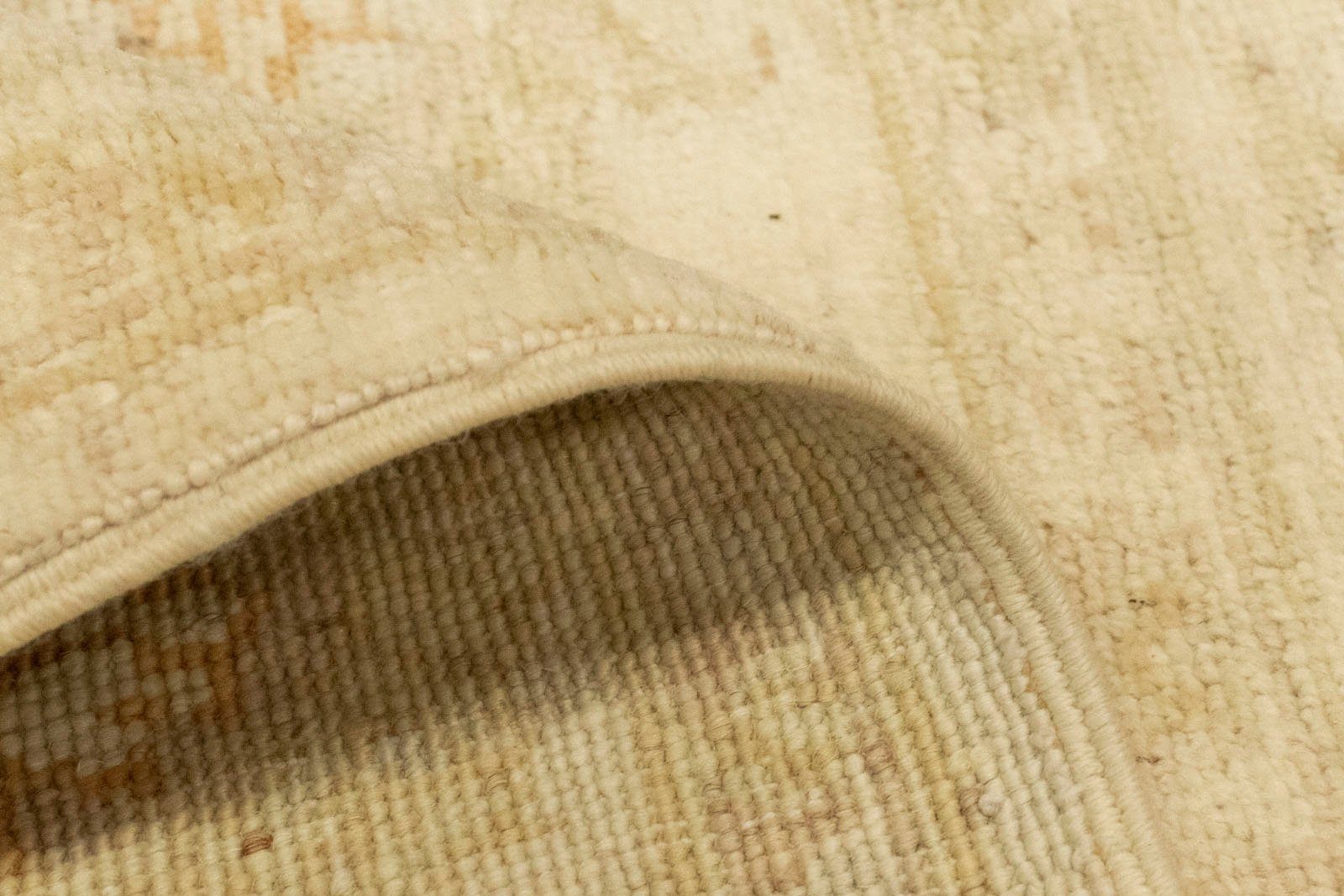 7 mm Wollteppich Teppich Höhe: Farahan handgeknüpft beige, morgenland, rechteckig,