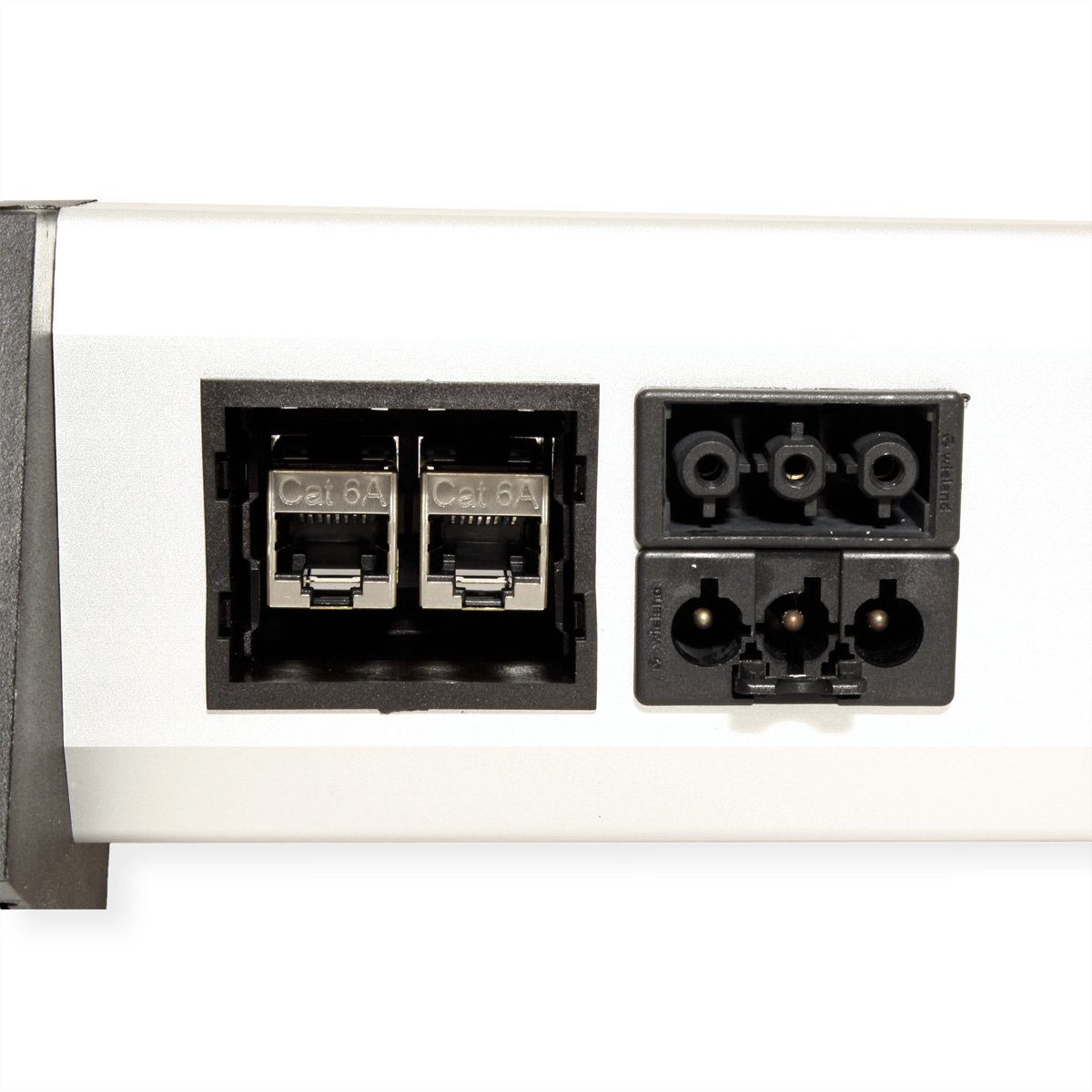 Bachmann DESK 3x Schutzkontakt, 2x CAT6 Steckdosenleiste (Kabellänge 0 m)