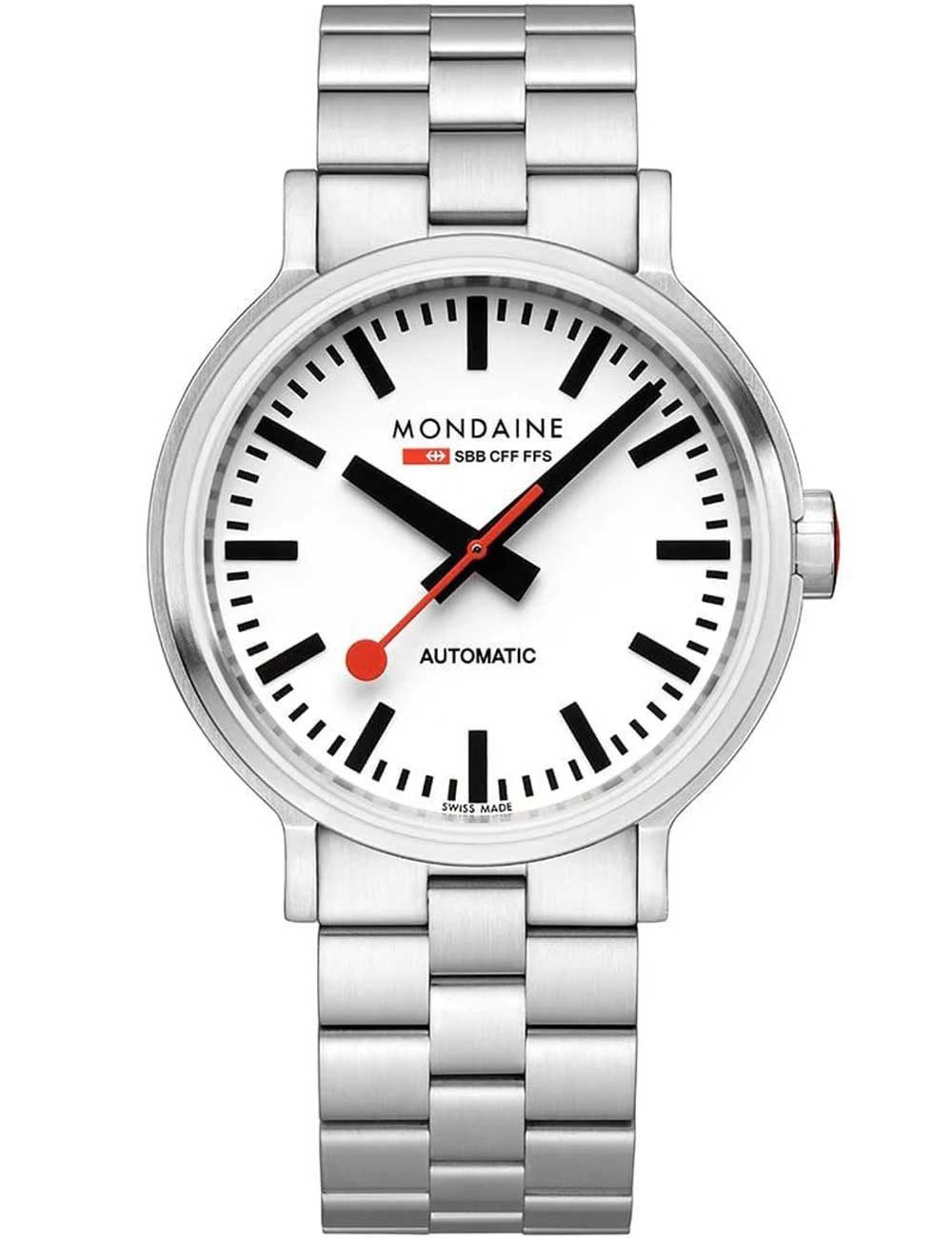 MONDAINE Automatikuhr Mondaine MST.4161B.SJ Herrenuhr SBB Original Automatik 41mm 3ATM Mondaine MST.4161B.SJ Herrenuhr SBB Original Automatik 41mm 3ATM