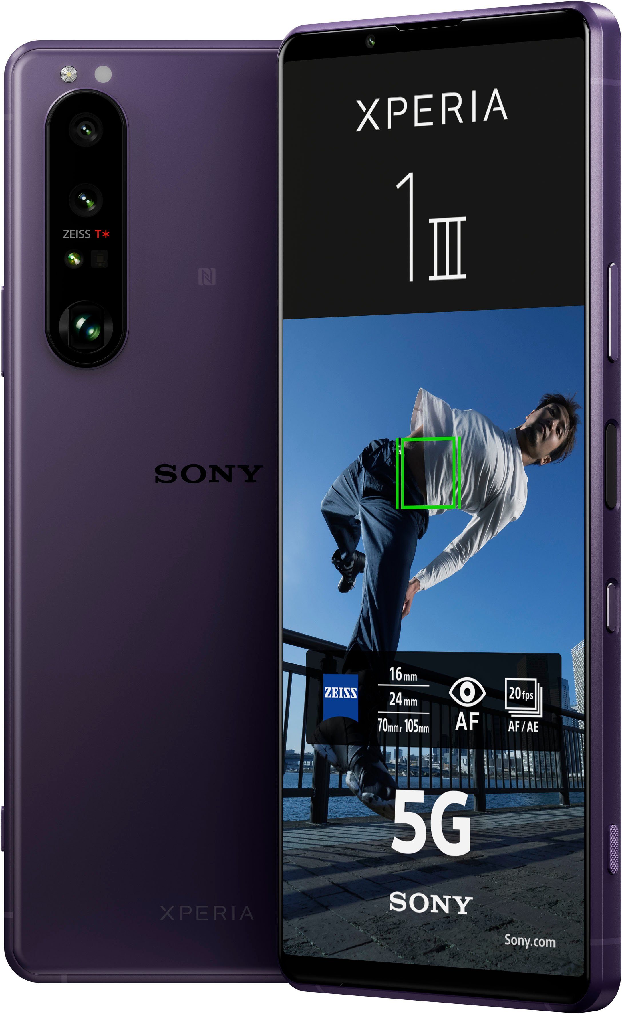 Zoll, (6,5 (16,51 Kamera), Xperia cm Speicherplatz, 5G, 256 Zoll) 12 Display Sony III 1 256GB cm/6,5 MP Smartphone GB 16,51