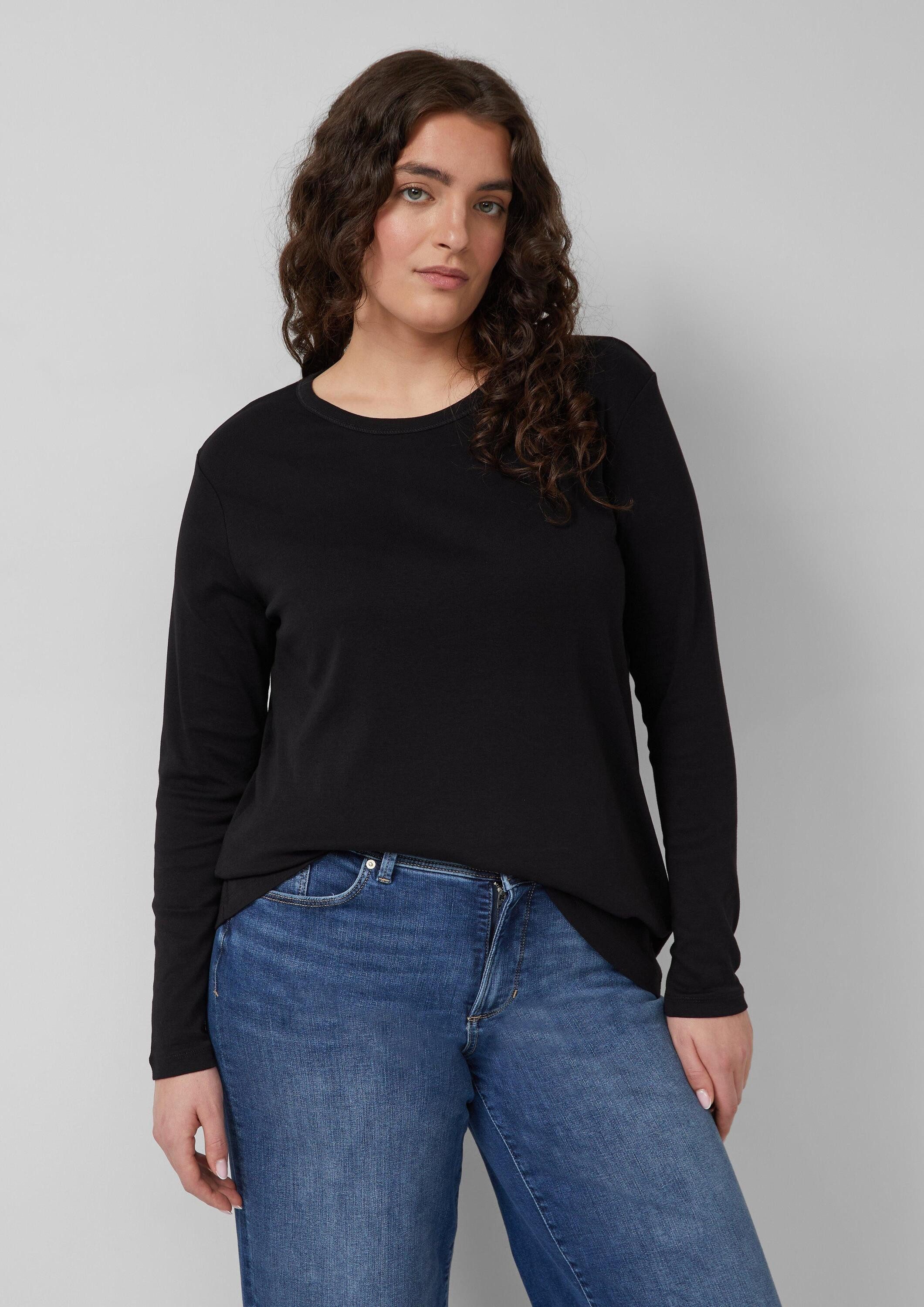 s.Oliver Langarmshirt T-Shirt Basic Longsleeve aus Baumwolle günstig online kaufen