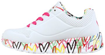 Skechers Kids UNO LITE Sneaker mit bedruckter Sohle, Freizeitschuh, Halbschuh, Schnürschuh