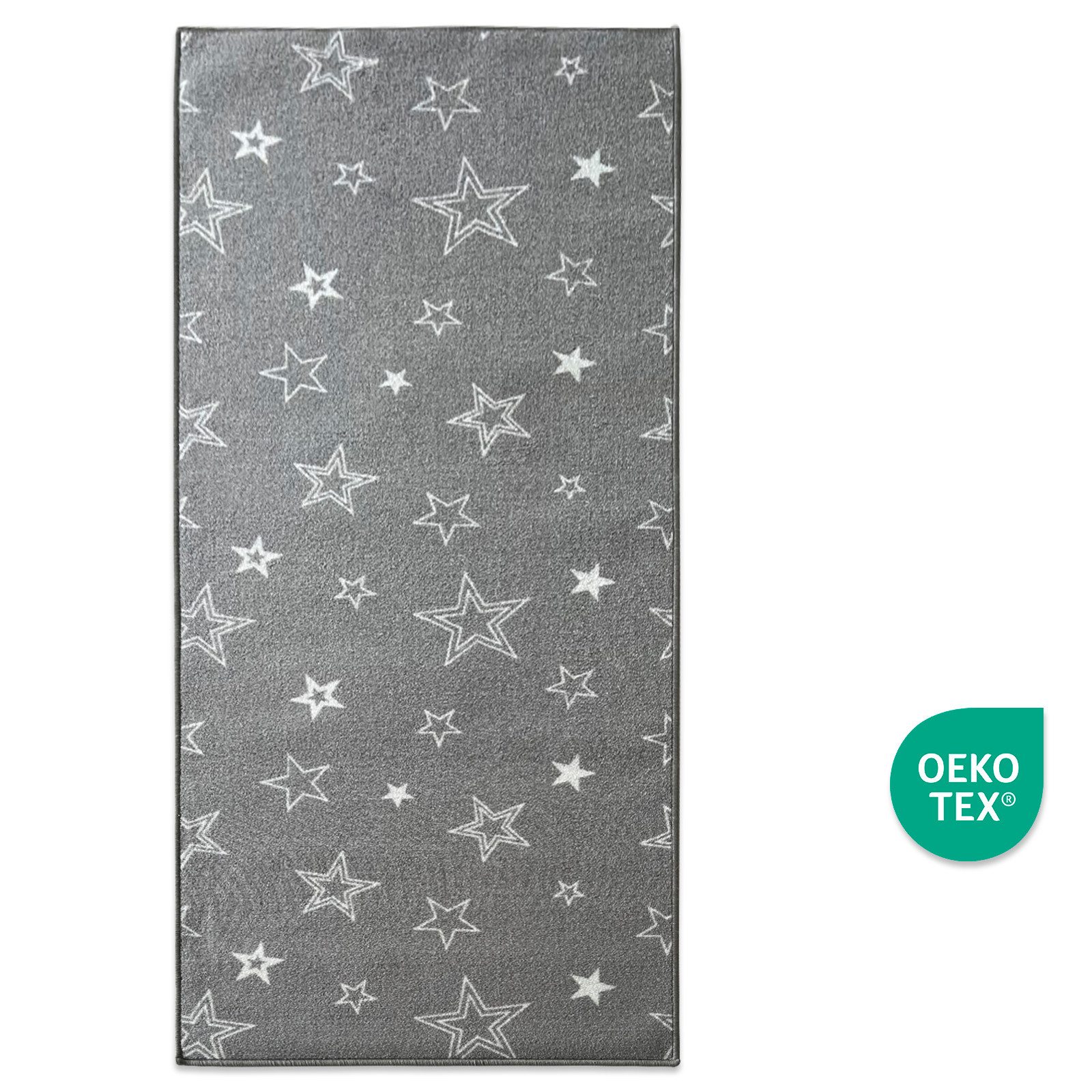 Karat Kinderteppich Teppichläufer Dots&Stars, Robust und Pflegeleicht, In z günstig online kaufen