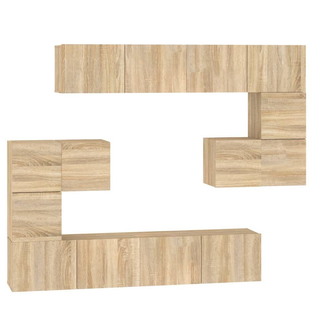 vidaXL TV-Schrank TV-Wandschrank Sonoma Sonoma-Eiche (1-St) Holzwerkstoff Eiche