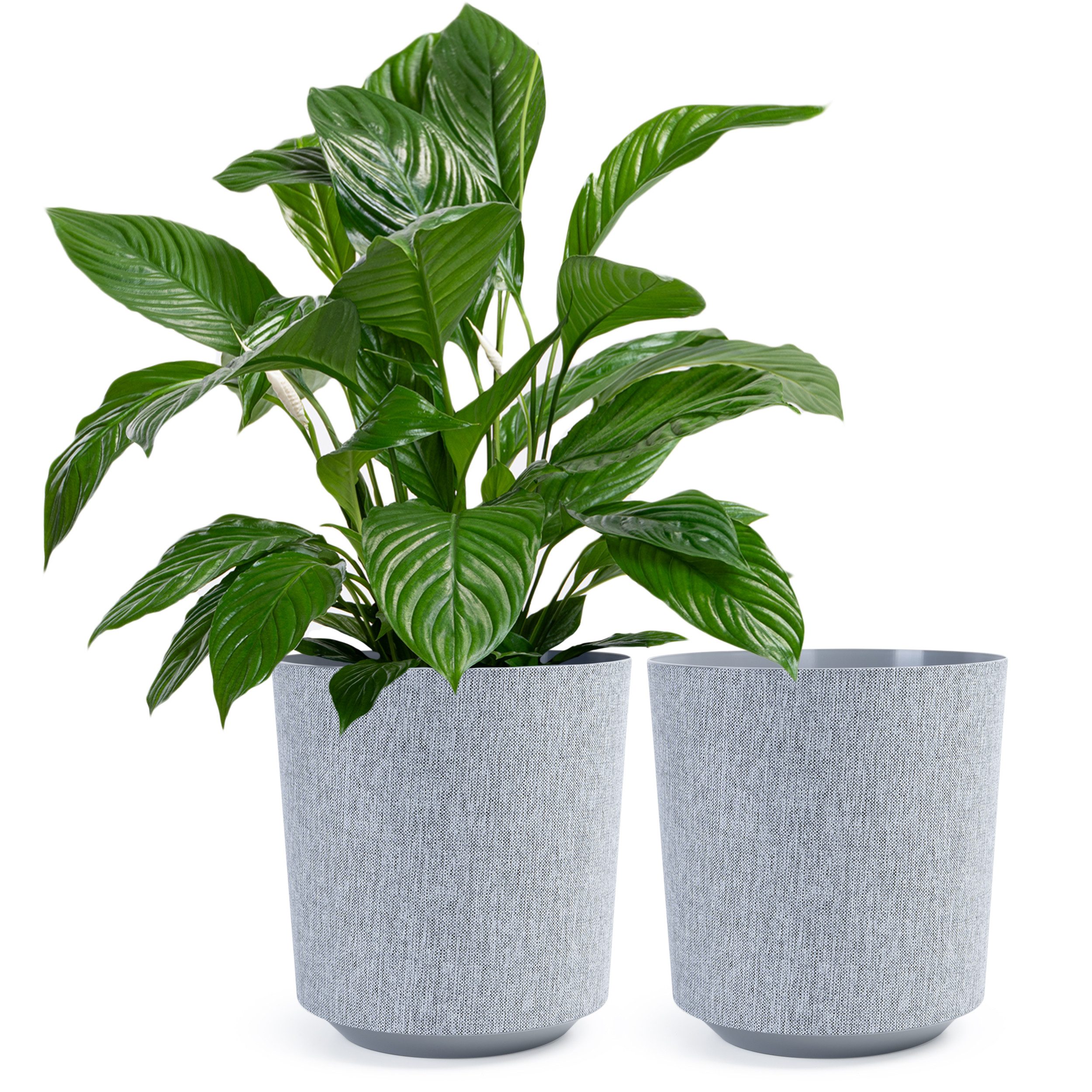 KONZEPT Blumentopf Pflanztopf in Textil-Optik (2 günstig online kaufen