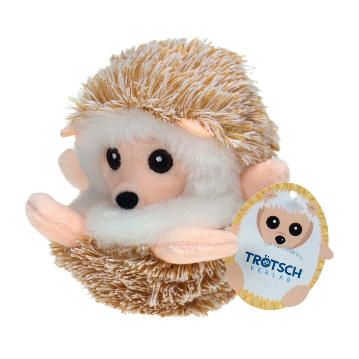 Plüschfigur TRÖTSCH Plüsch Igel beige