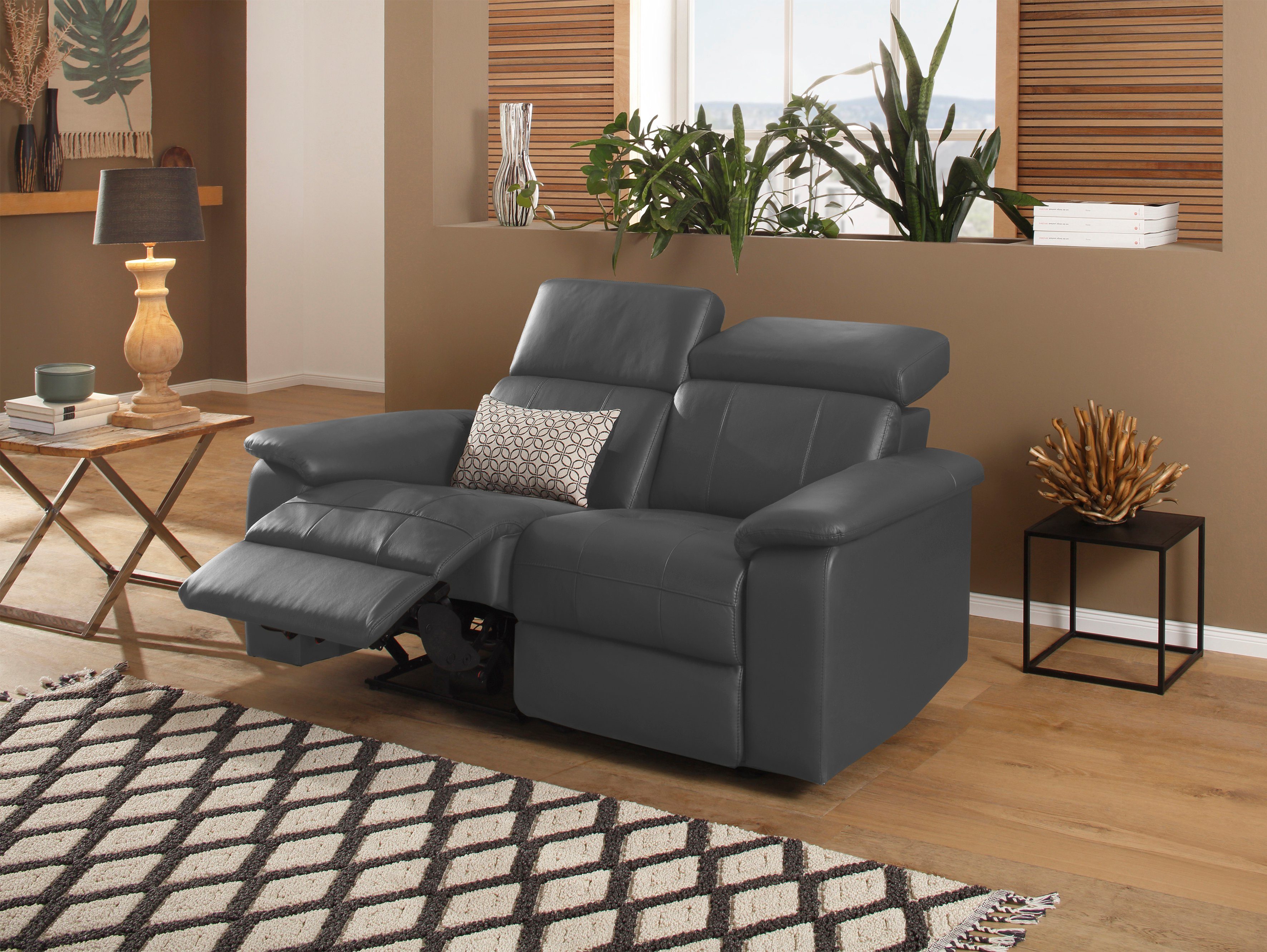 Home affaire 2-Sitzer Binado, mit manueller oder elektrischer Relaxfunktion mit USB-Anschluss