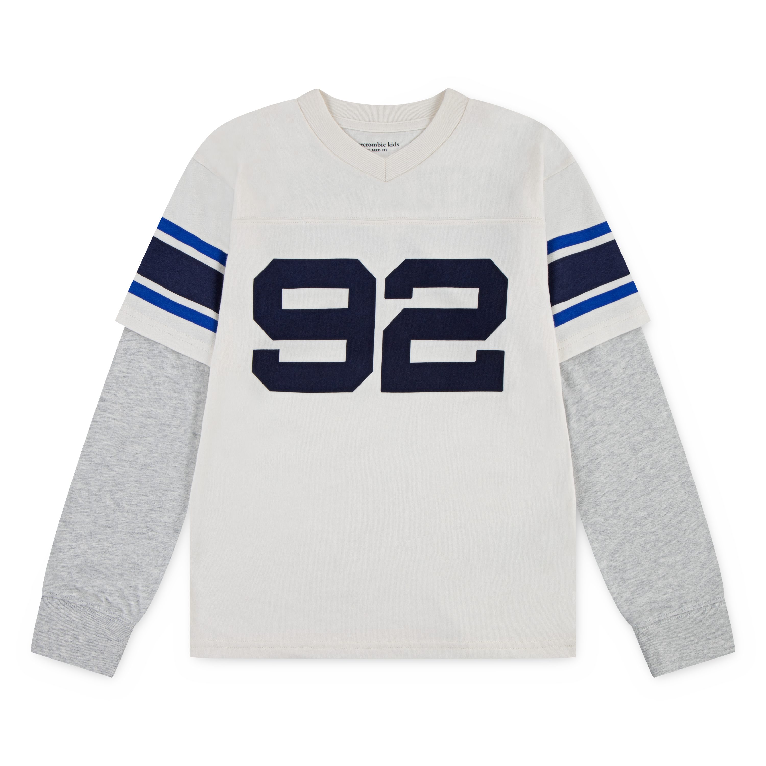 Abercrombie Kids Sweatshirt AFB FOOTBALL HANGDOWN TE im Football-Style und mit Prints, Streifen, for boys